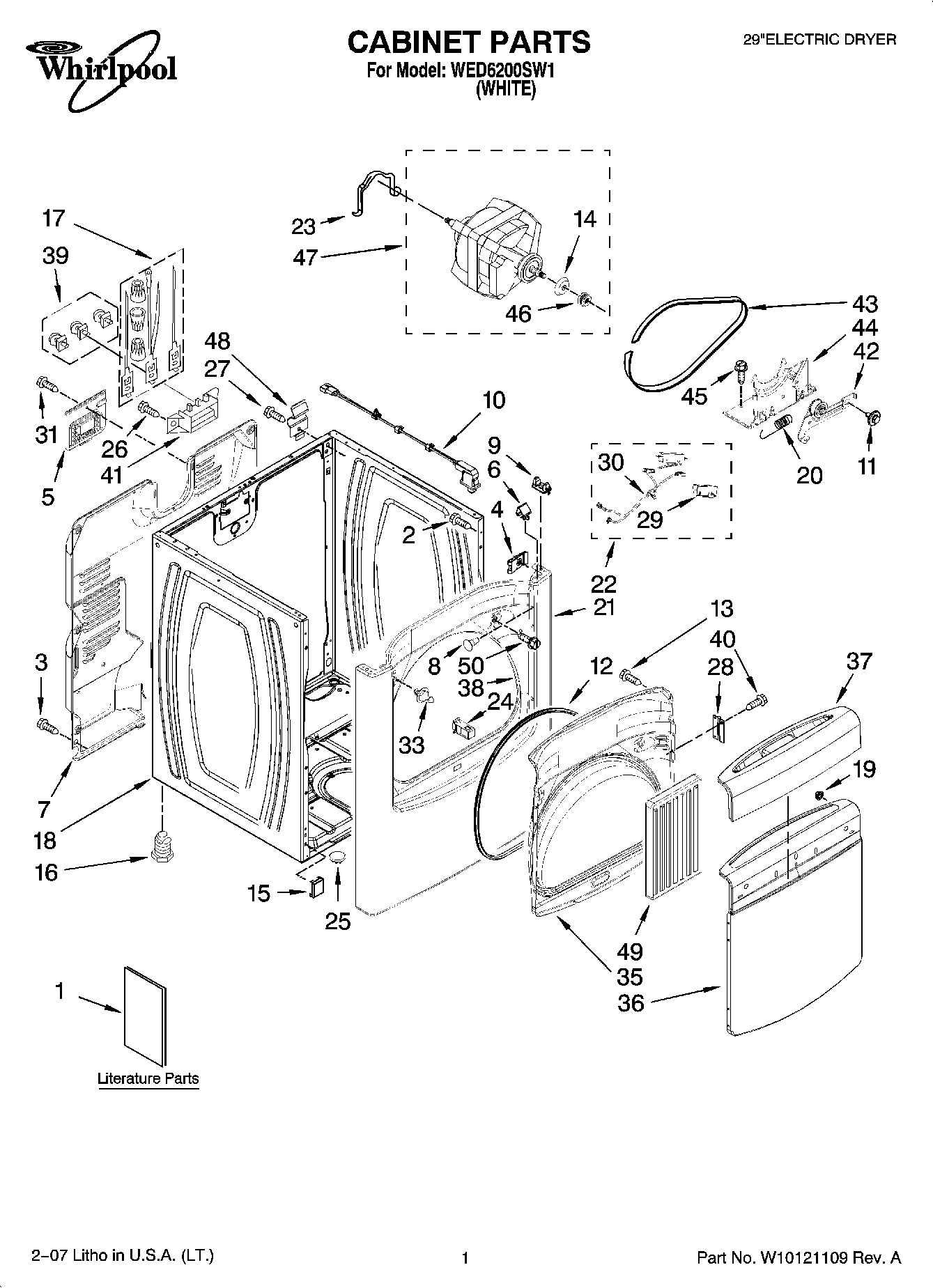 01 - CABINET PARTS