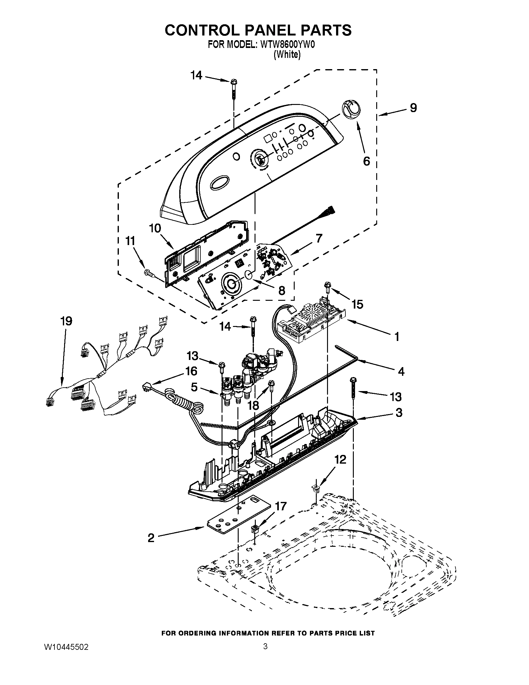 02 - CONTROL PANEL PARTS