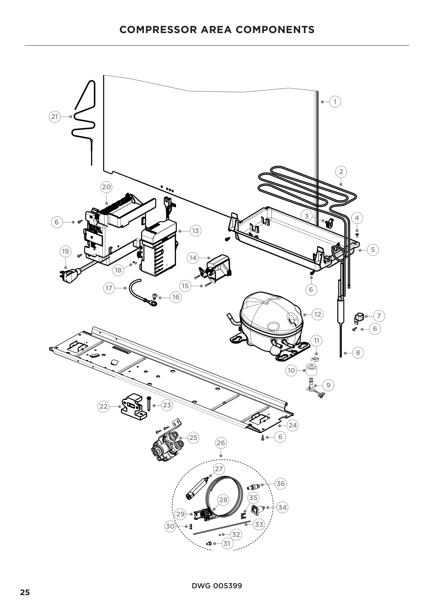 COMPRESSOR AREA COMPONENTS