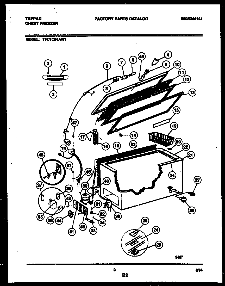 02 - CHEST FREEZER PARTS