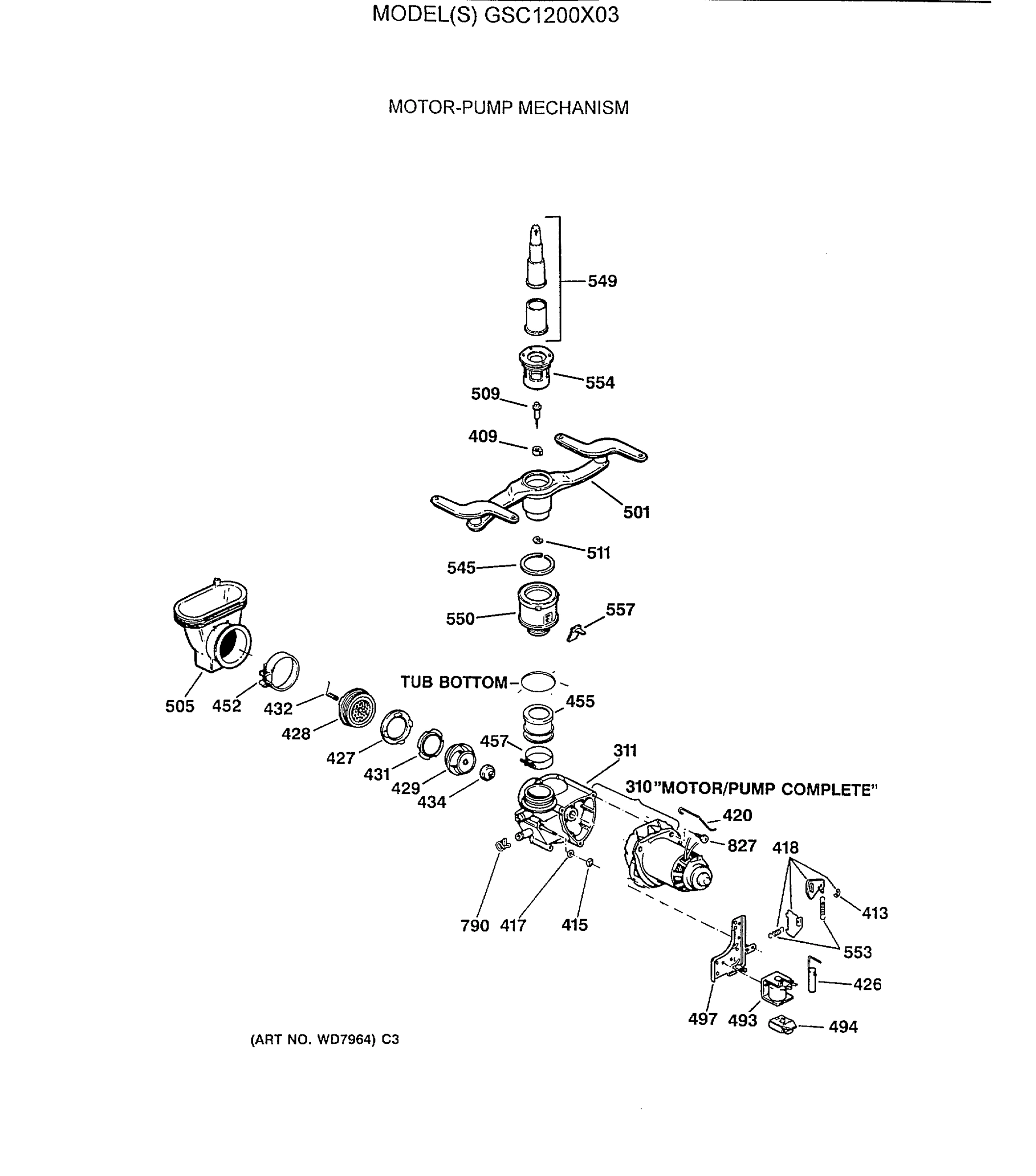 MOTOR-PUMP MECHANISM