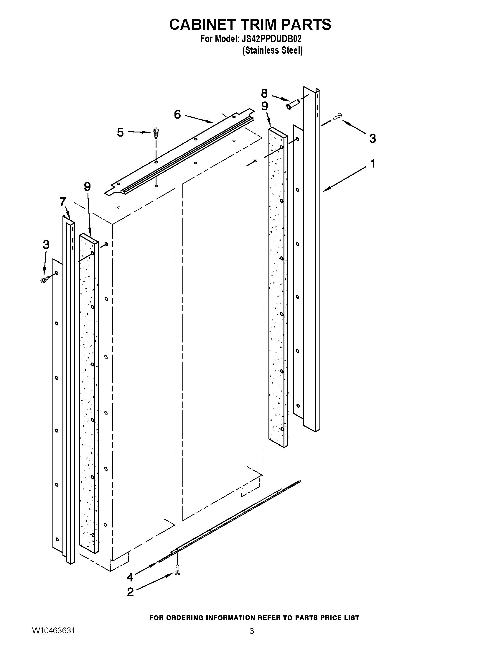 02 - CABINET TRIM PARTS