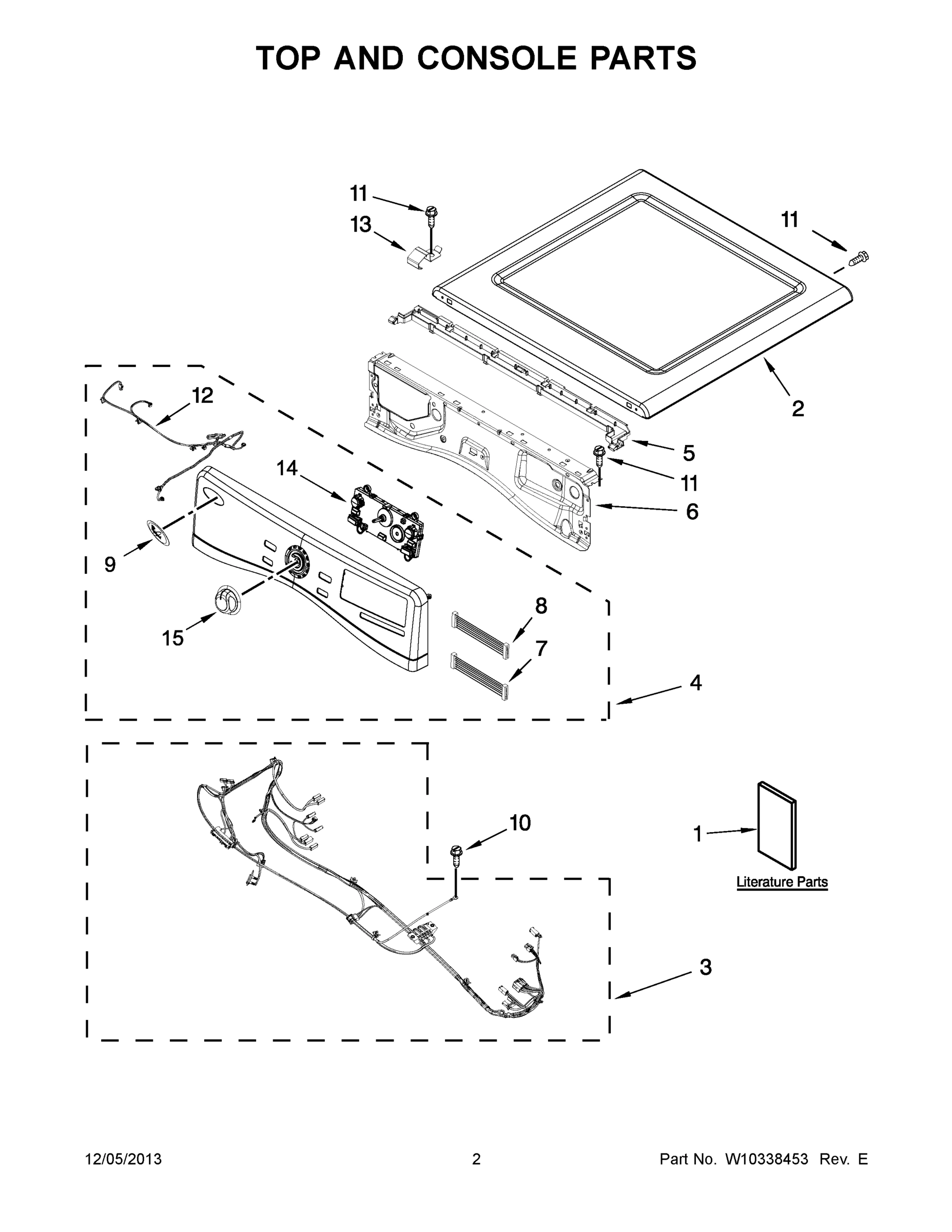 02 - TOP AND CONSOLE PARTS