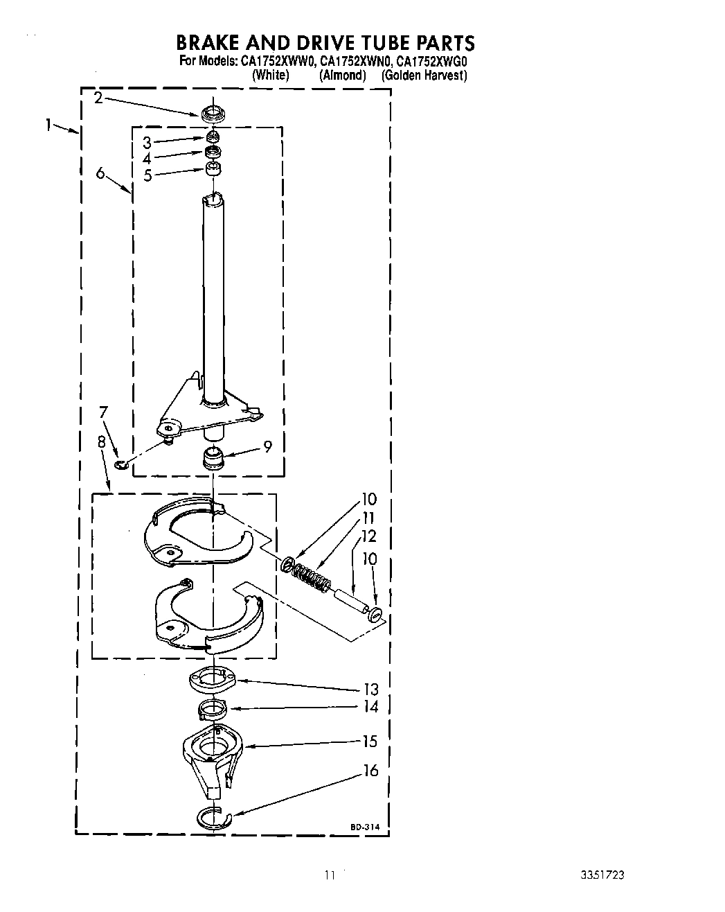 08 - BRAKE AND DRIVE TUBE