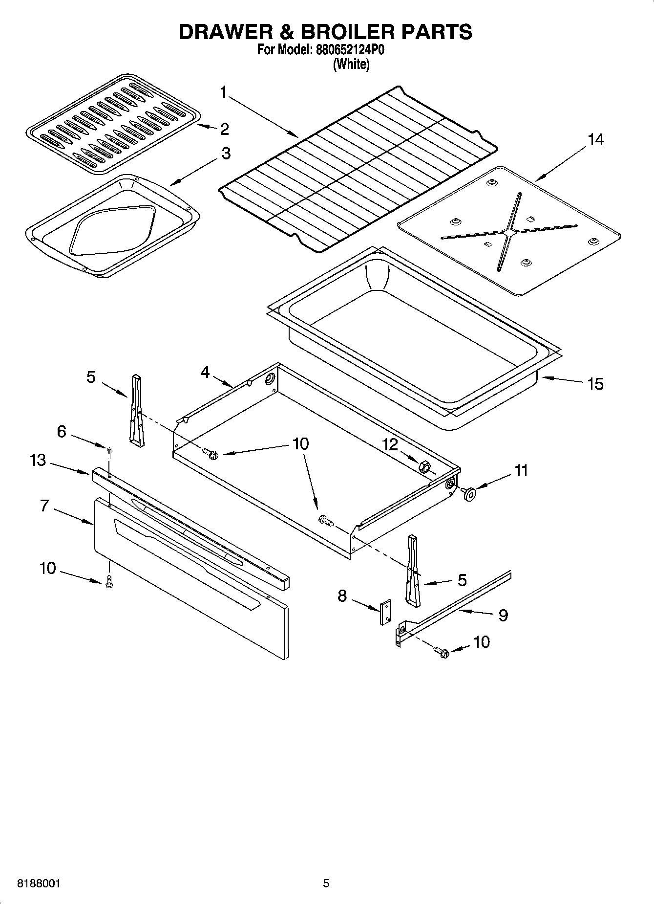 04 - DRAWER & BROILER PARTS