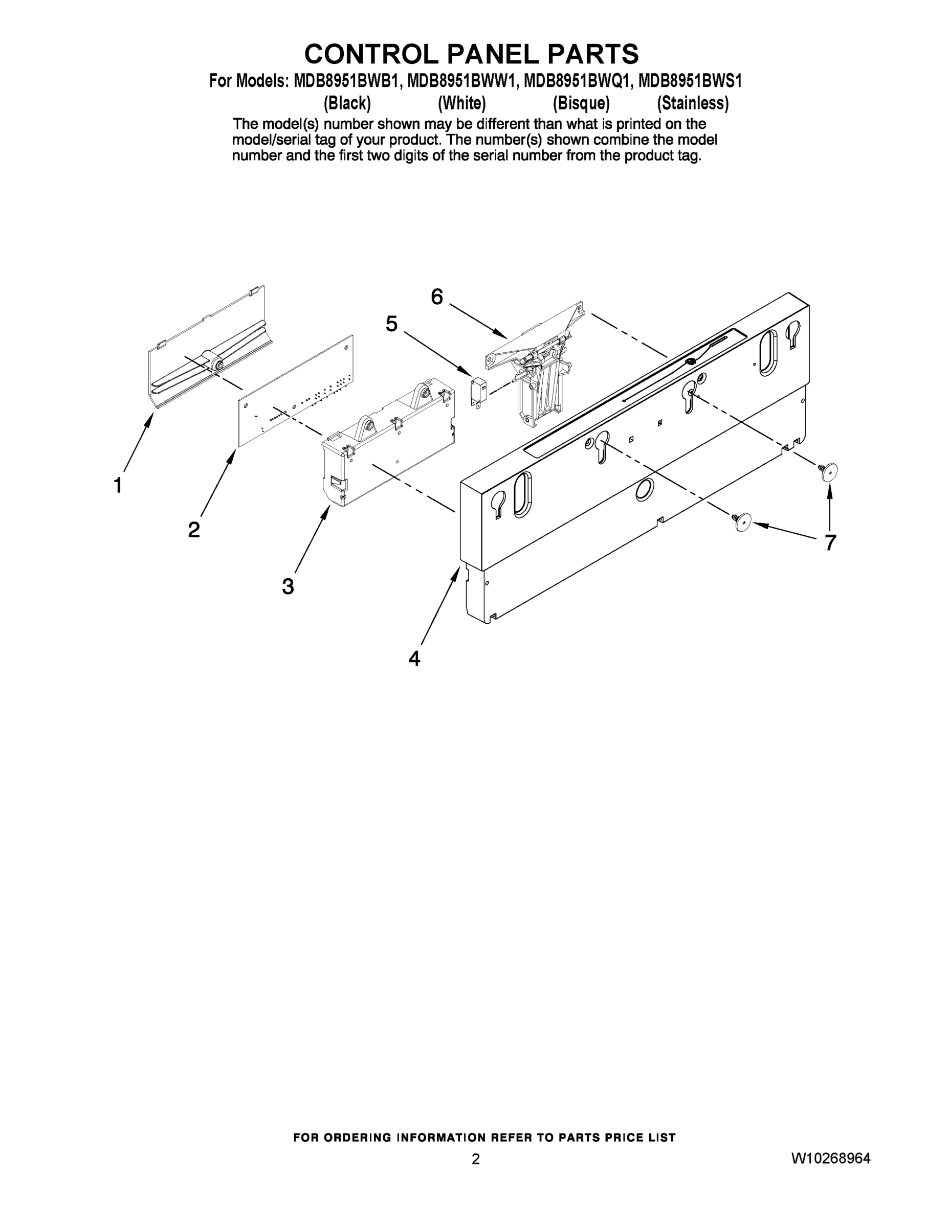 02 - CONTROL PANEL PARTS