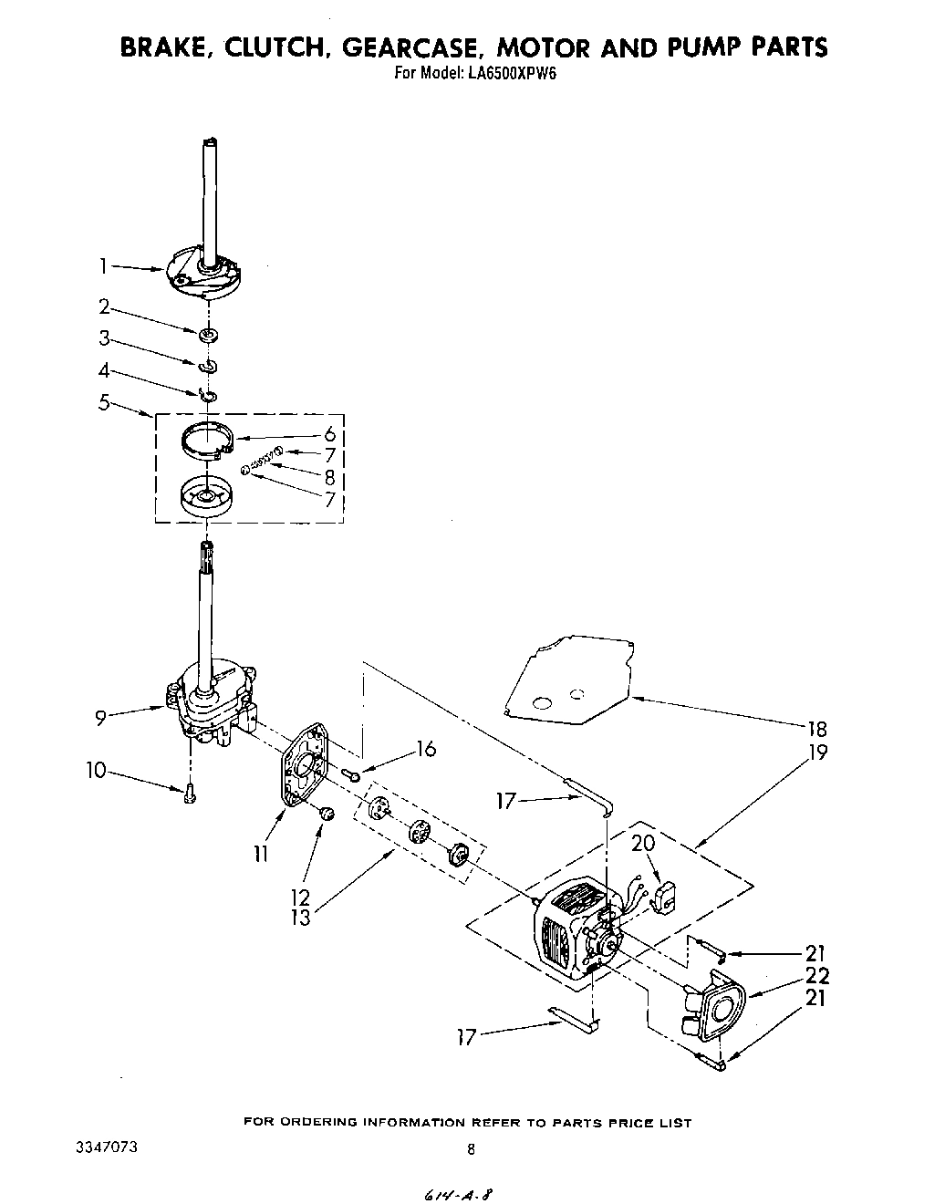 06 - BRAKE, CLUTCH, GEARCASE, MOTOR AND PUMP
