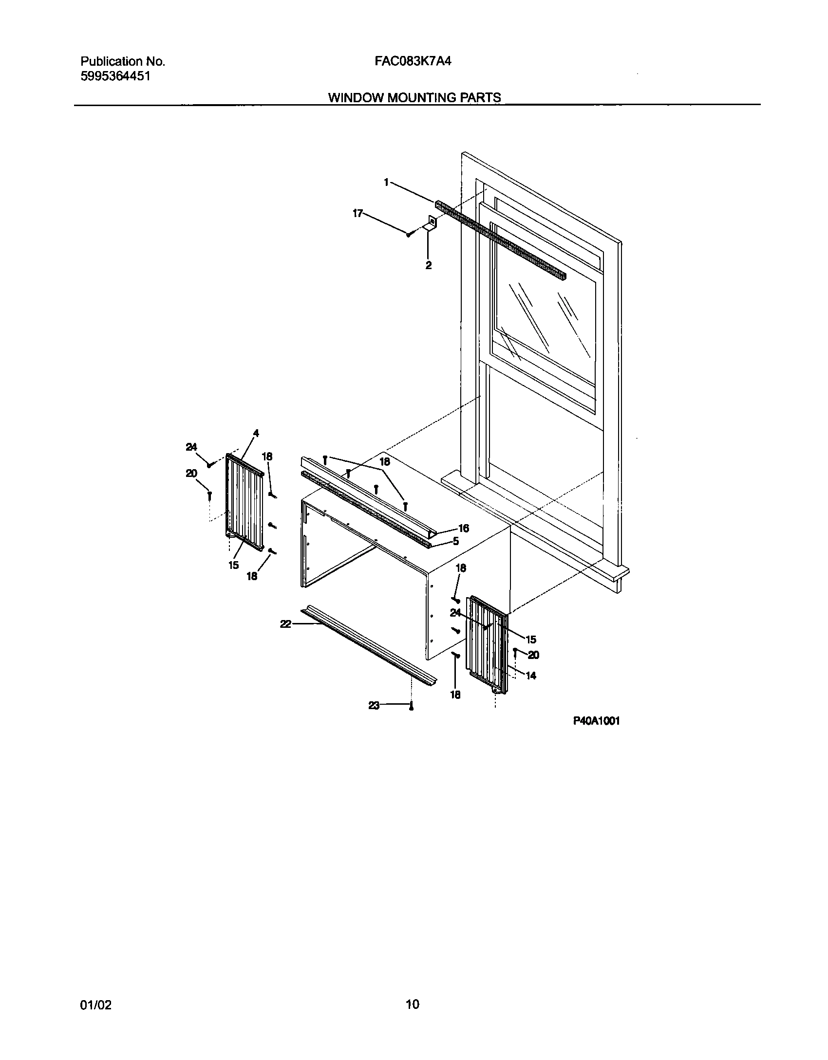 11 - WINDOW MOUNTING PARTS