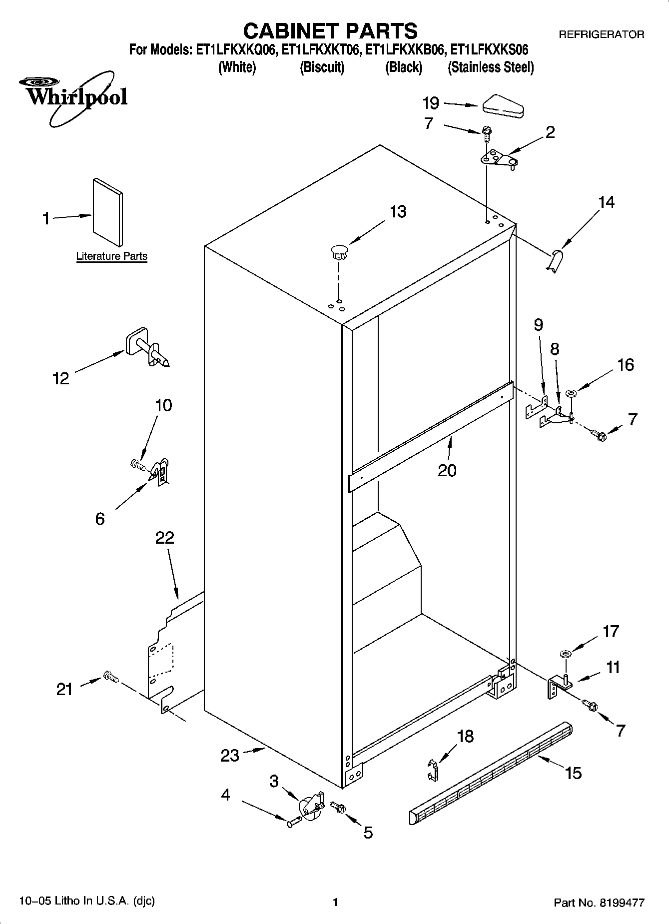 01 - CABINET PARTS