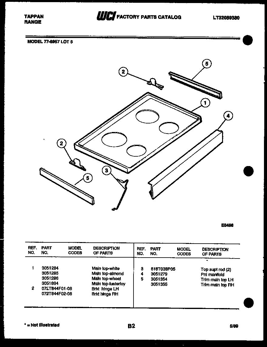 02 - COOKTOP PARTS
