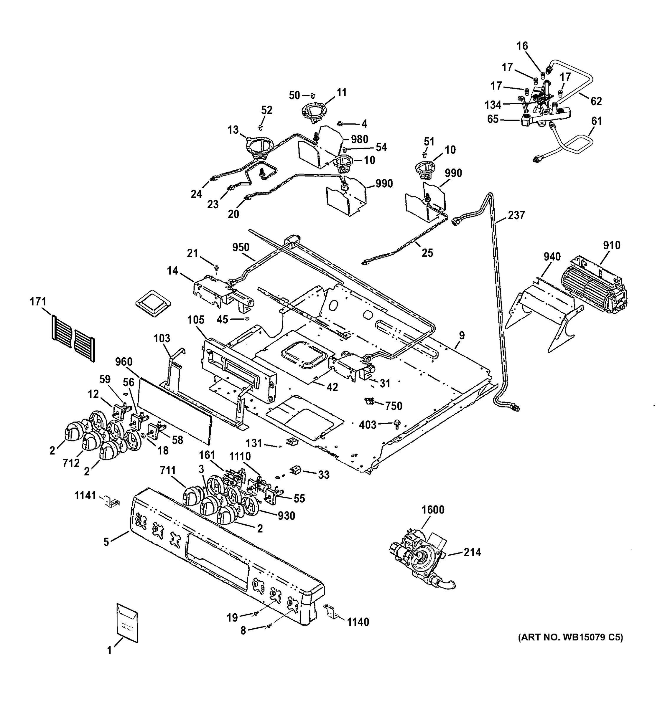 GAS & BURNER PARTS