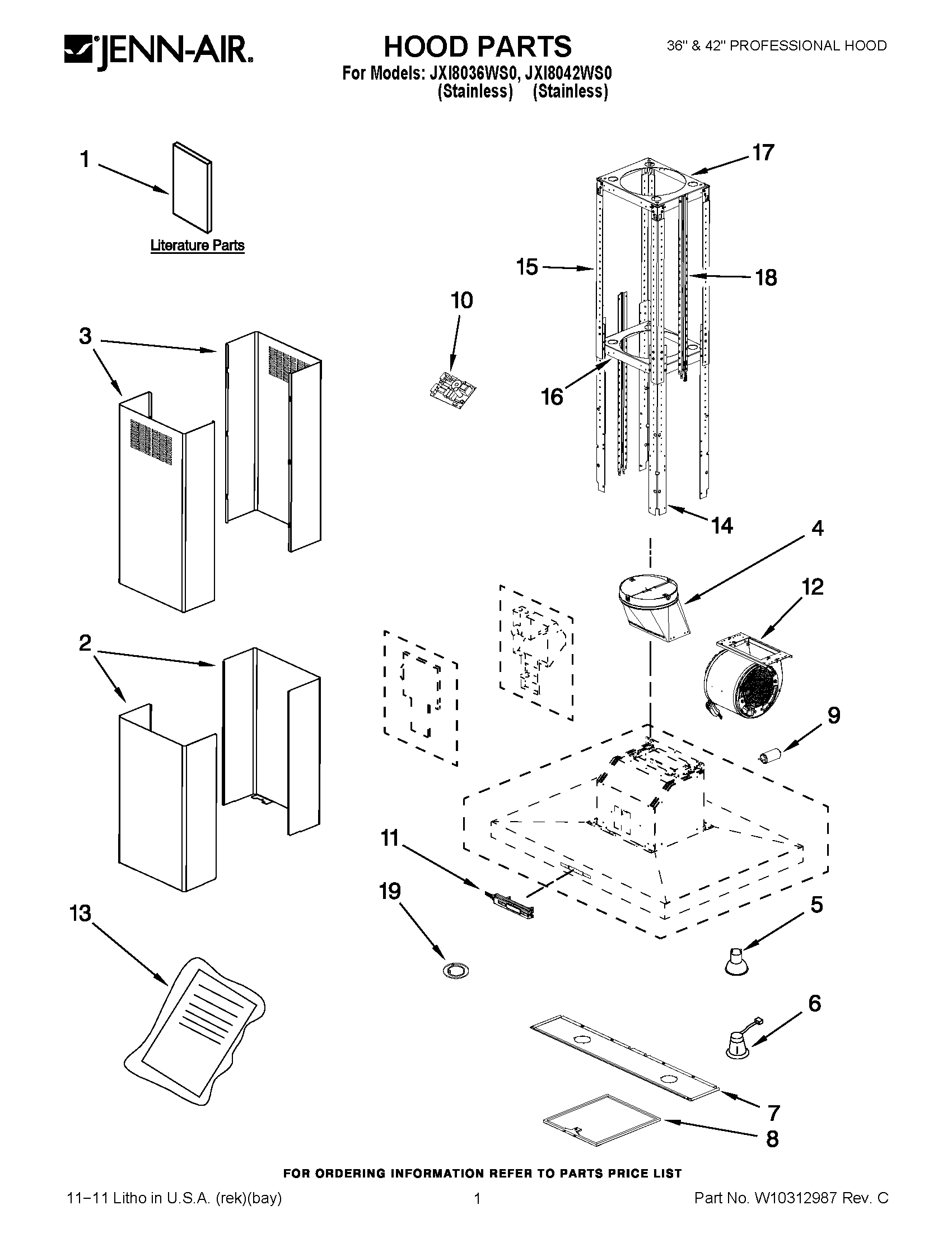01 - HOOD PARTS