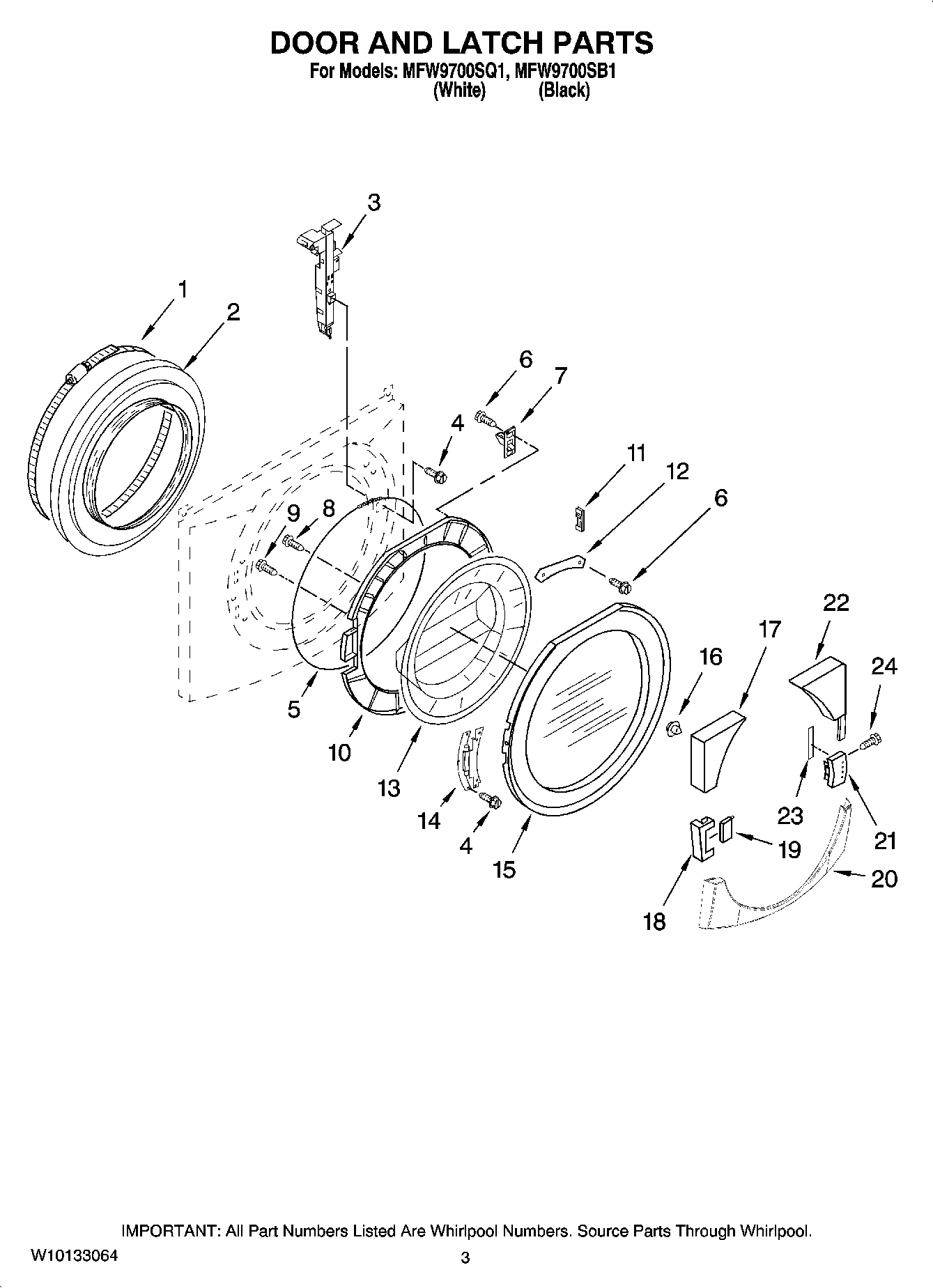 02 - DOOR AND LATCH PARTS