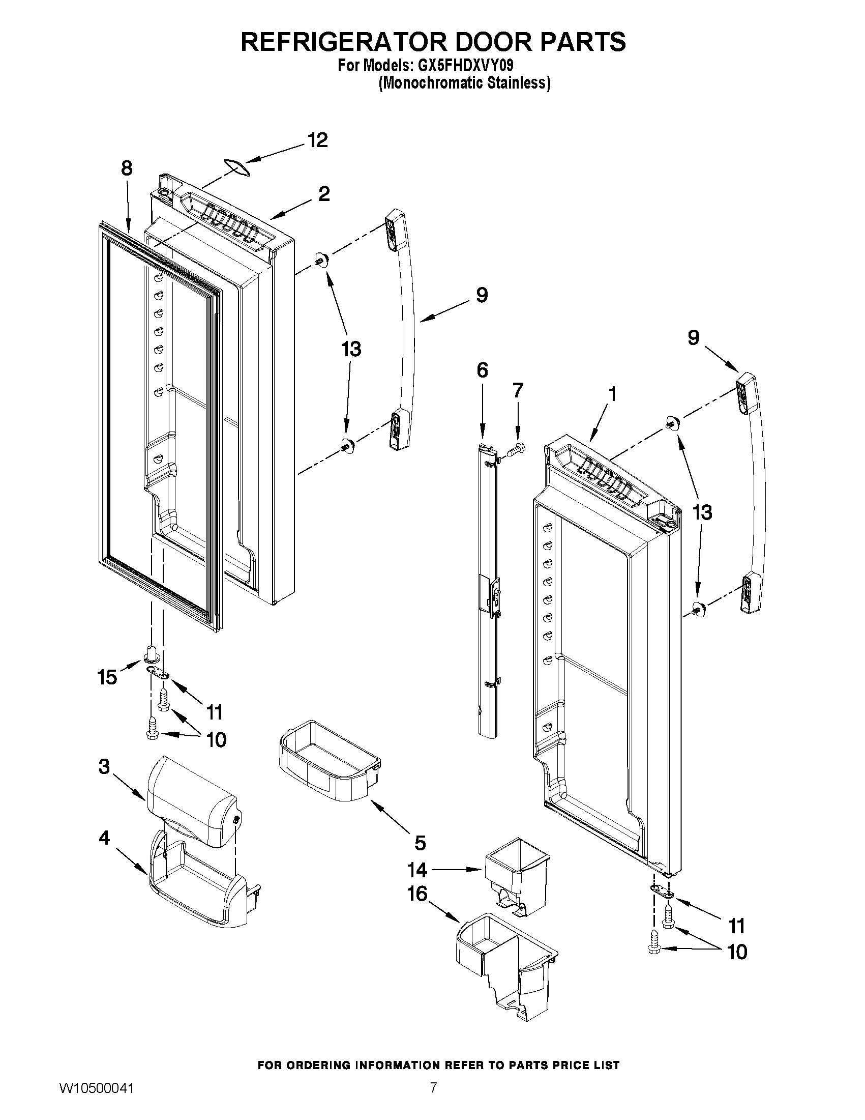05 - REFRIGERATOR DOOR PARTS