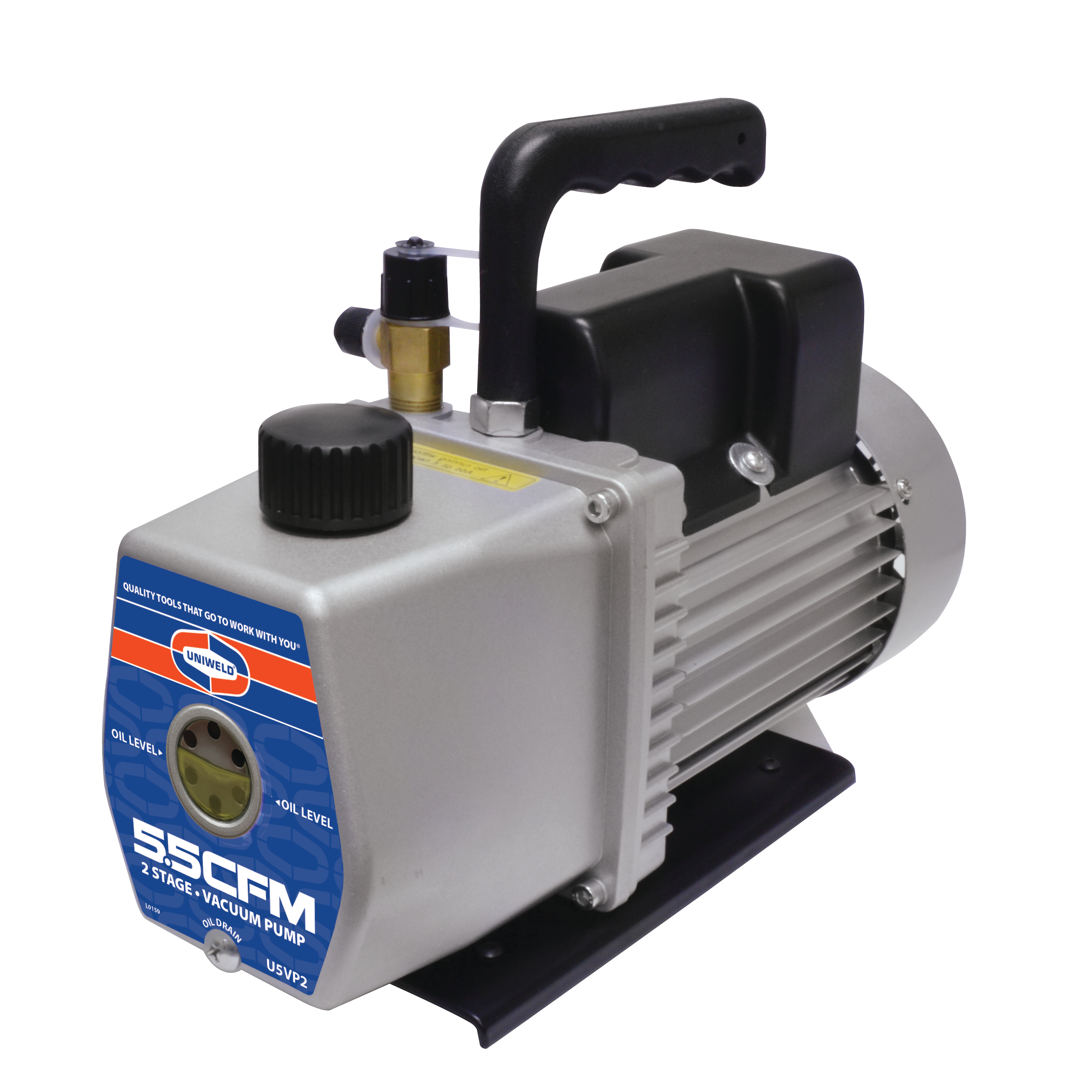 40)VACPUMP 1/2HP 5.5CFM 2STAGE 110/220V - Vacuum Pumps