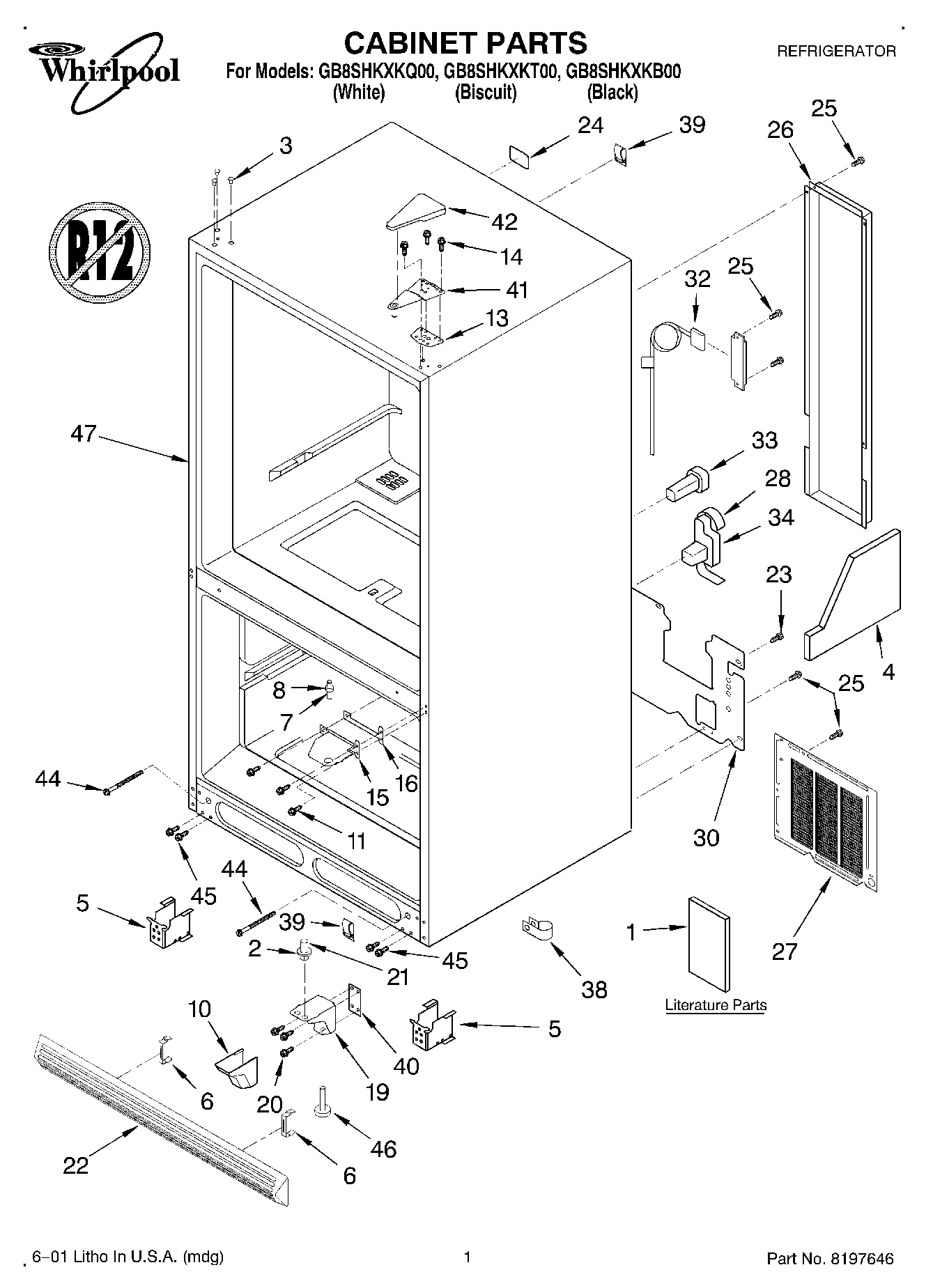 01 - CABINET, LITERATURE