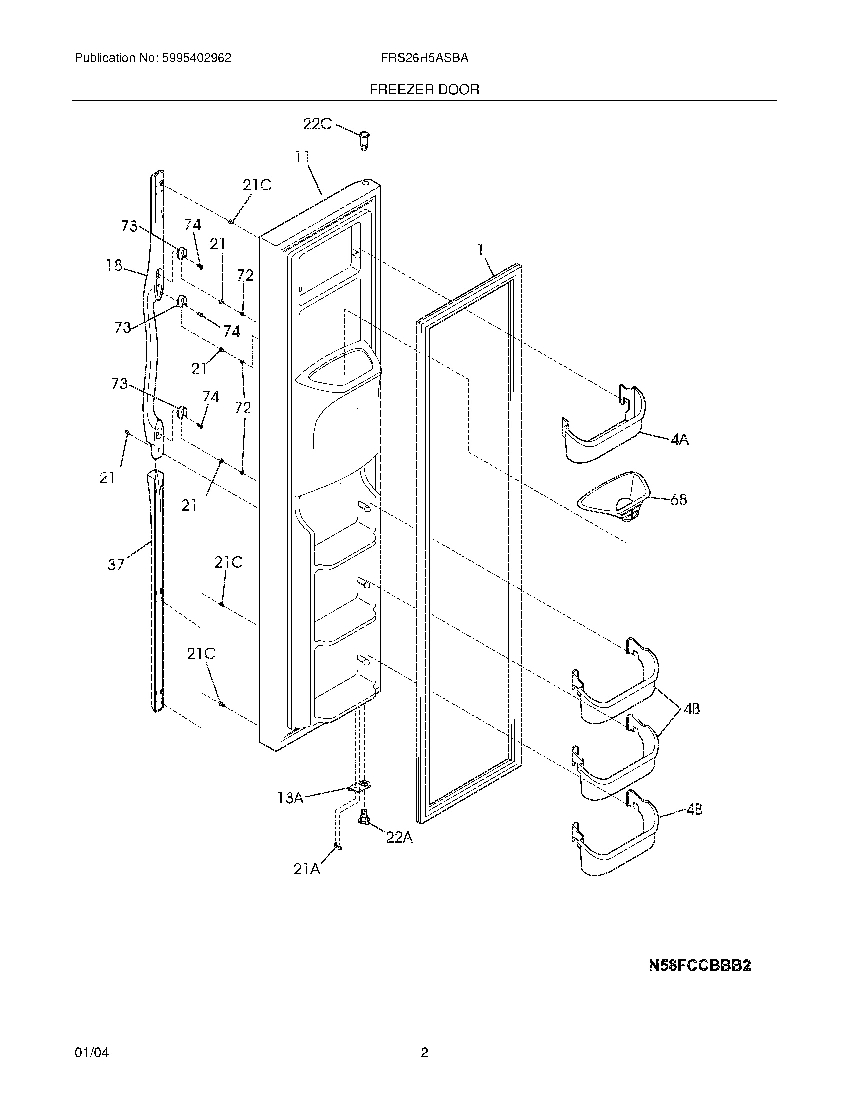03 - FREEZER DOOR