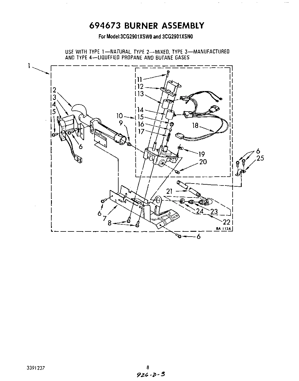 05 - 694673 BURNER