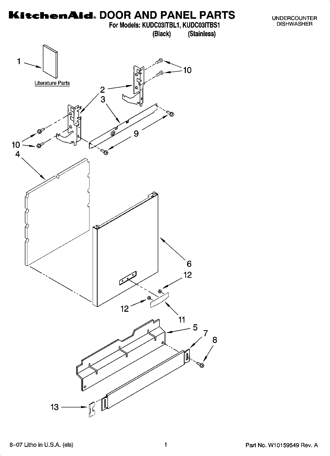01 - DOOR AND PANEL PARTS