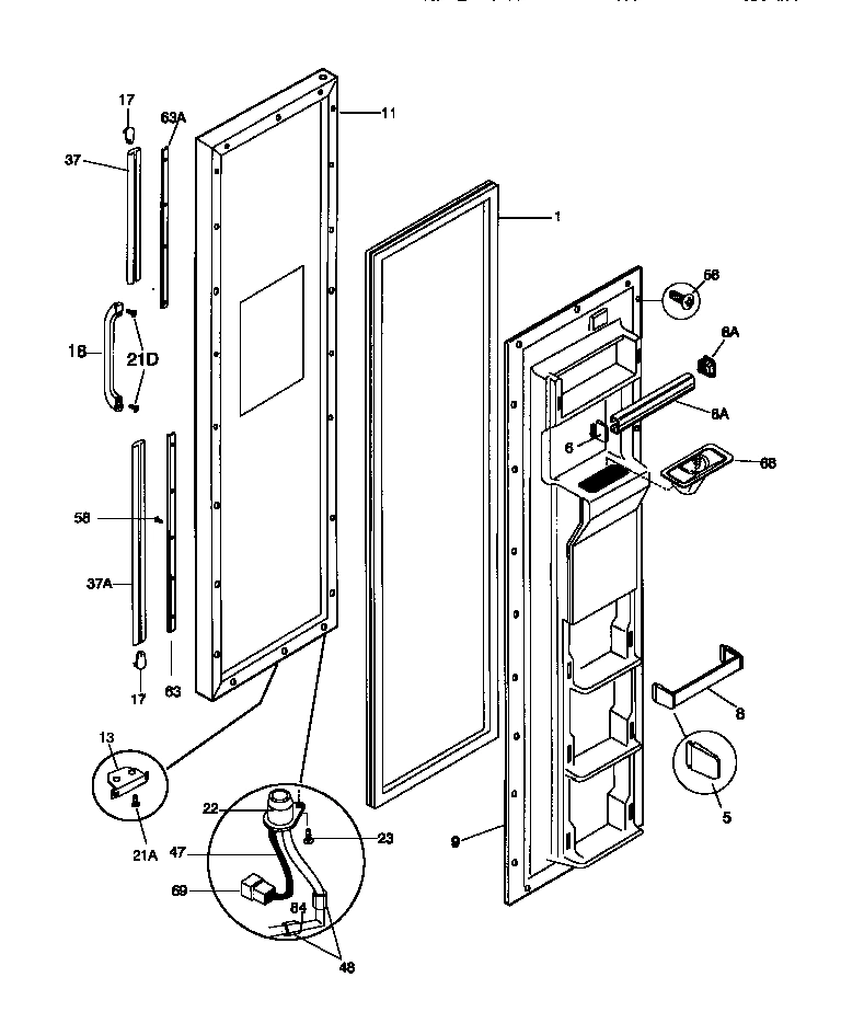 02 - FREEZER DOOR