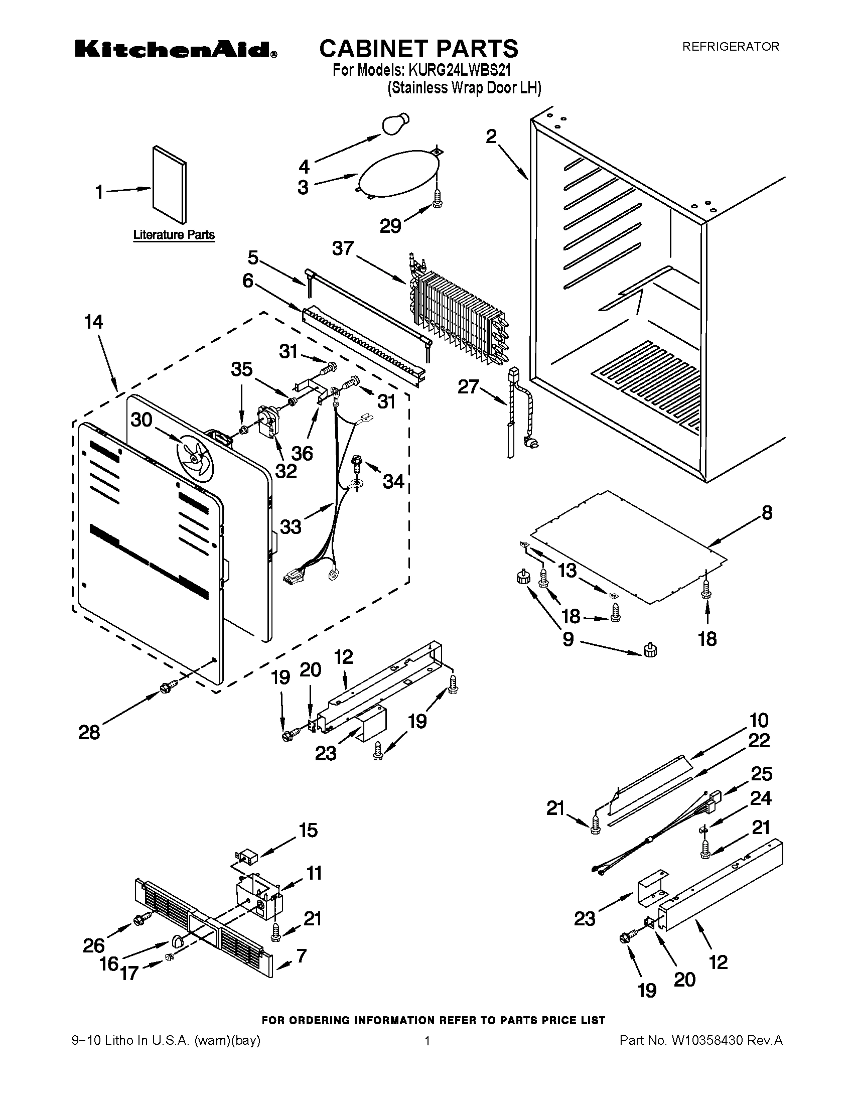 01 - CABINET PARTS