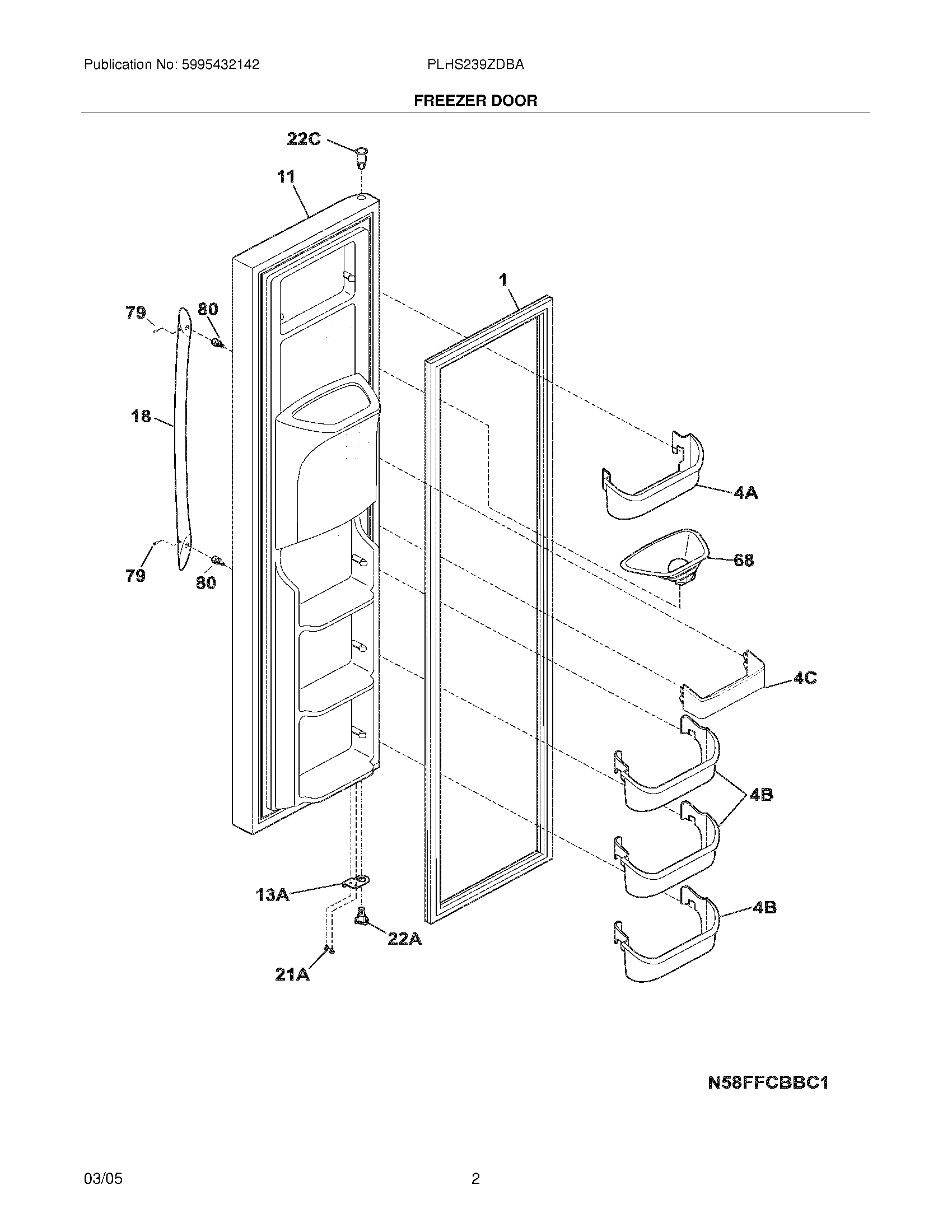 03 - FREEZER DOOR
