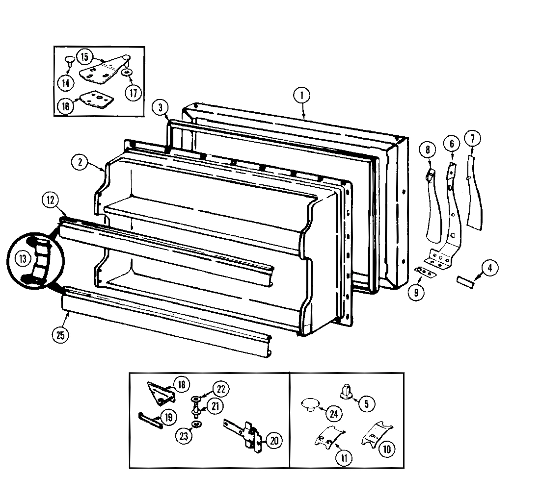02 - FREEZER DOOR