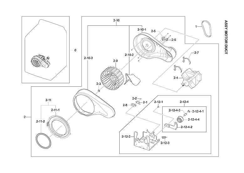 Motor Duct Assembly