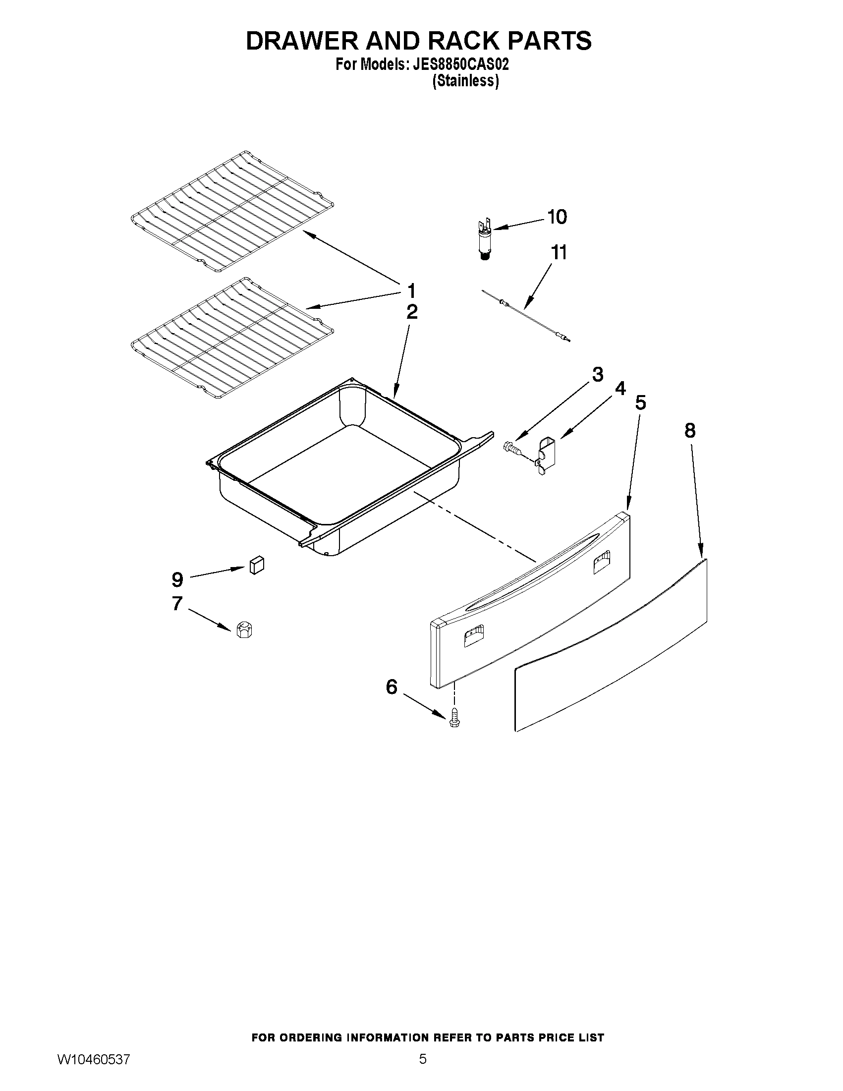 04 - DRAWER AND RACK PARTS