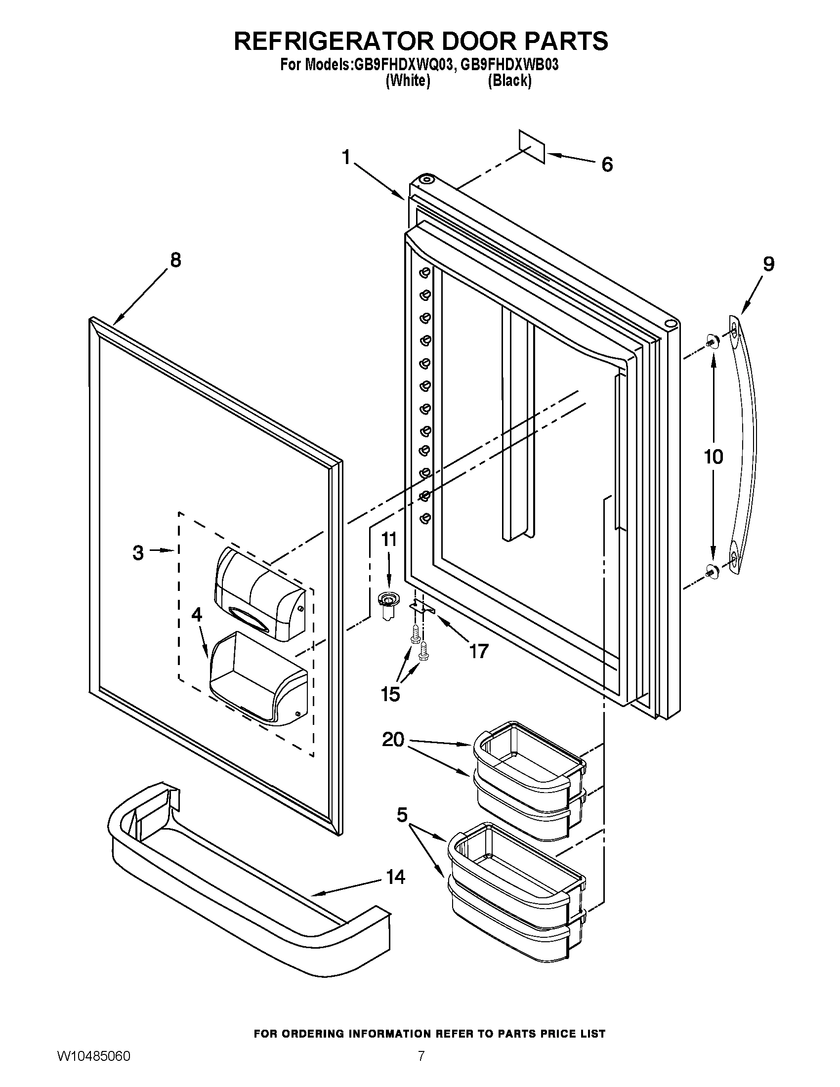04 - REFRIGERATOR DOOR PARTS