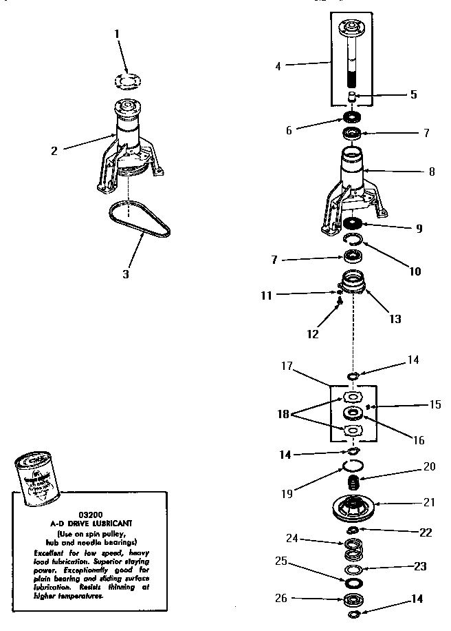 14 - MAIN BEARING ASSY