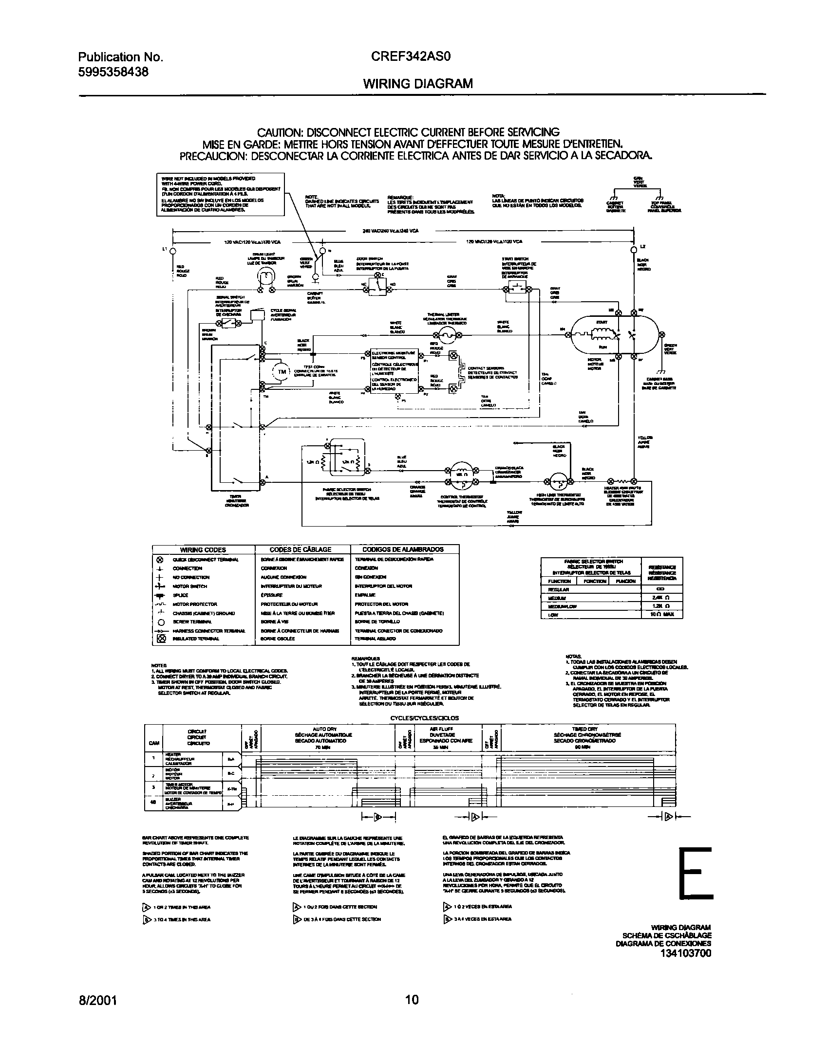 10 - 134103700 WIRING DIAGRAM