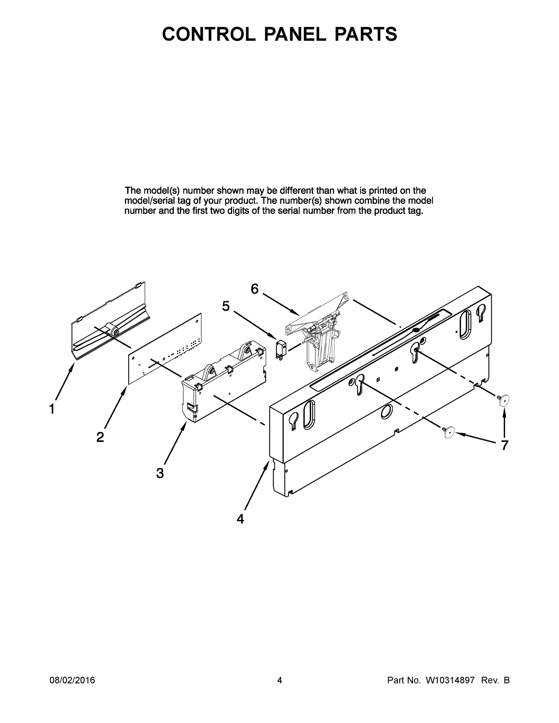 03 - CONTROL PANEL PARTS