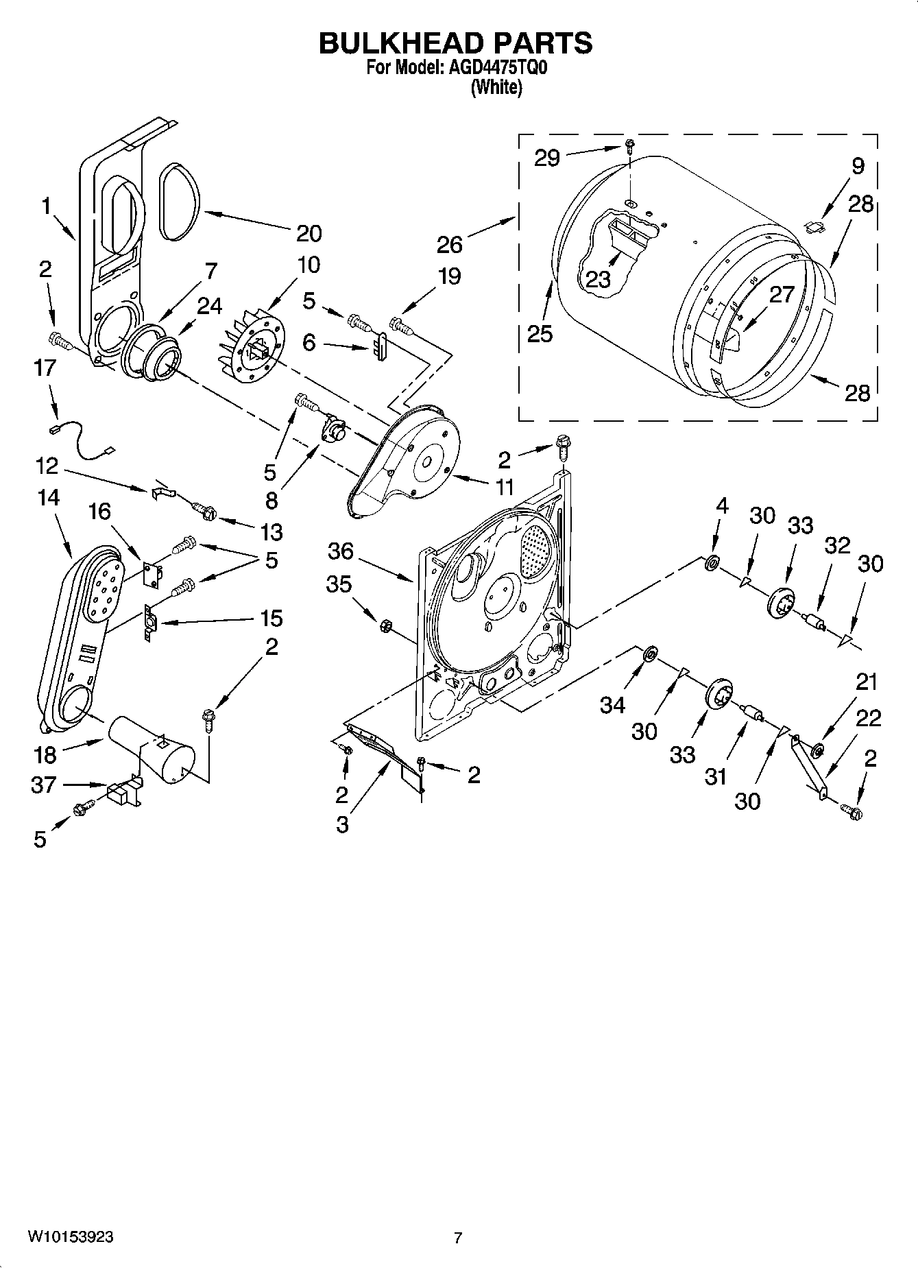 04 - BULKHEAD PARTS, OPTIONAL PARTS (NOT INCLUDED)