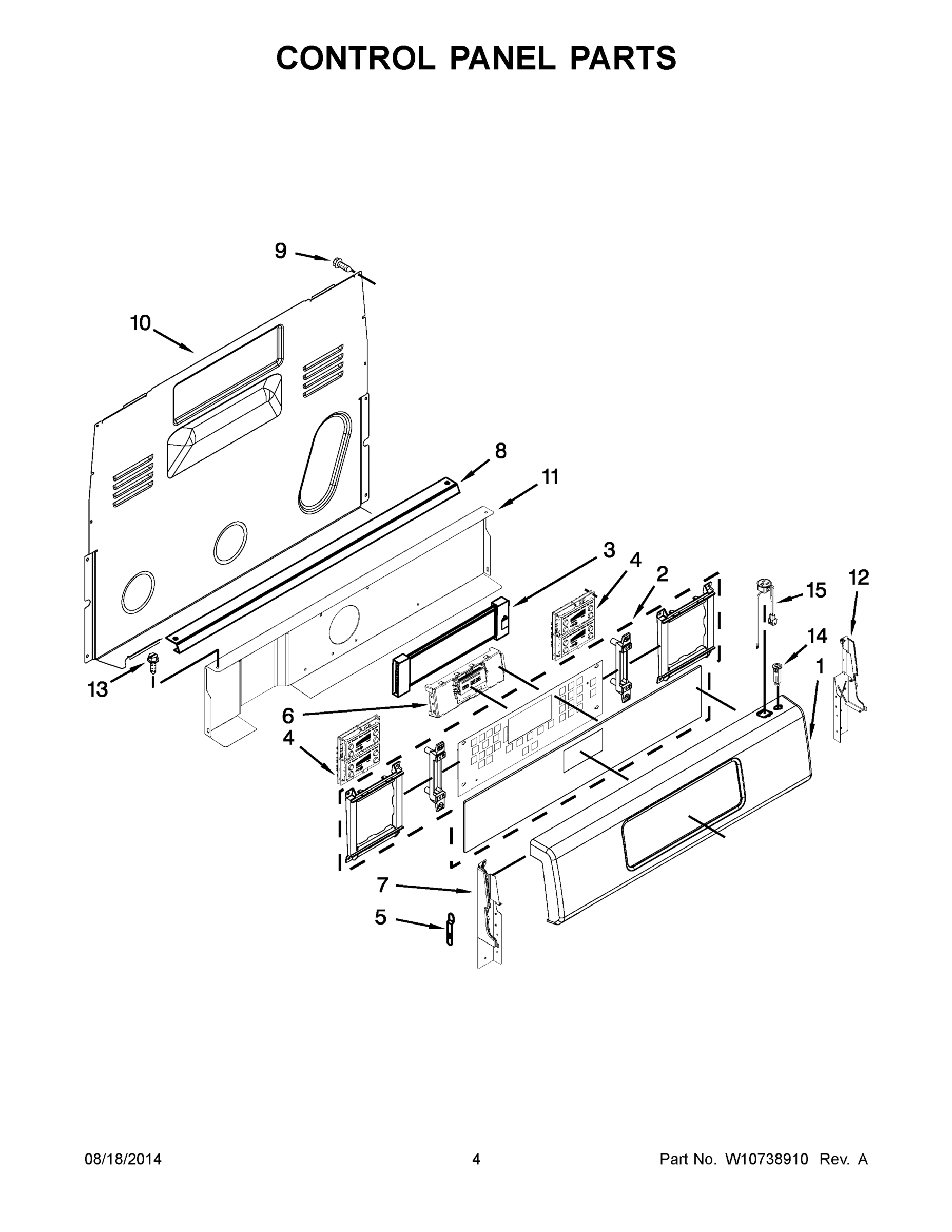 03 - CONTROL PANEL PARTS