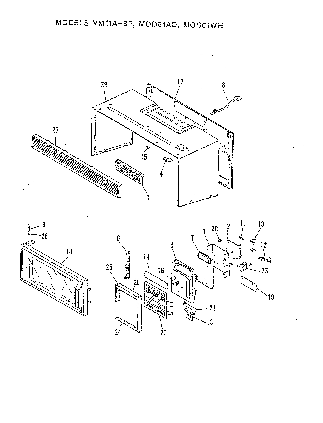 05 - MICROWAVE-UPPER (VM11A-8P)