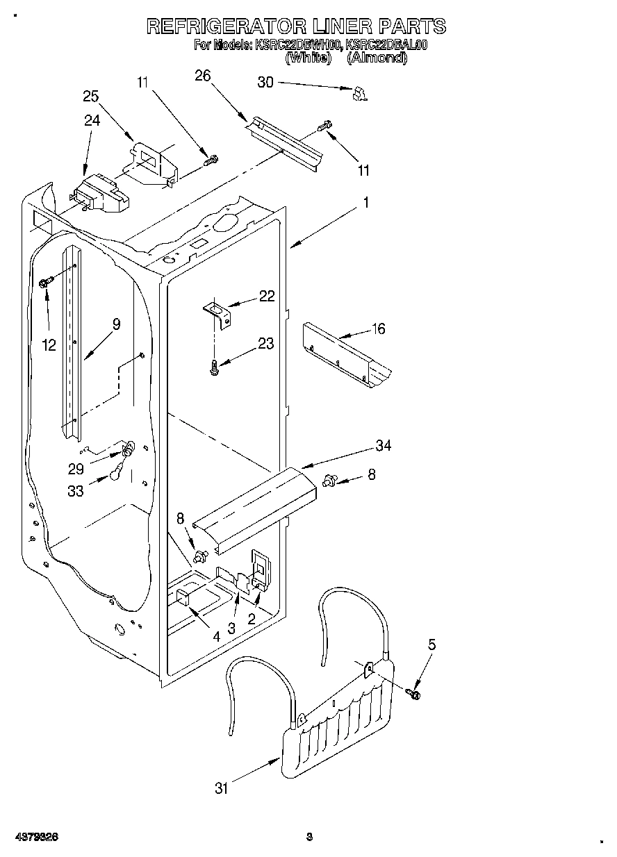 02 - REFRIGERATOR LINER