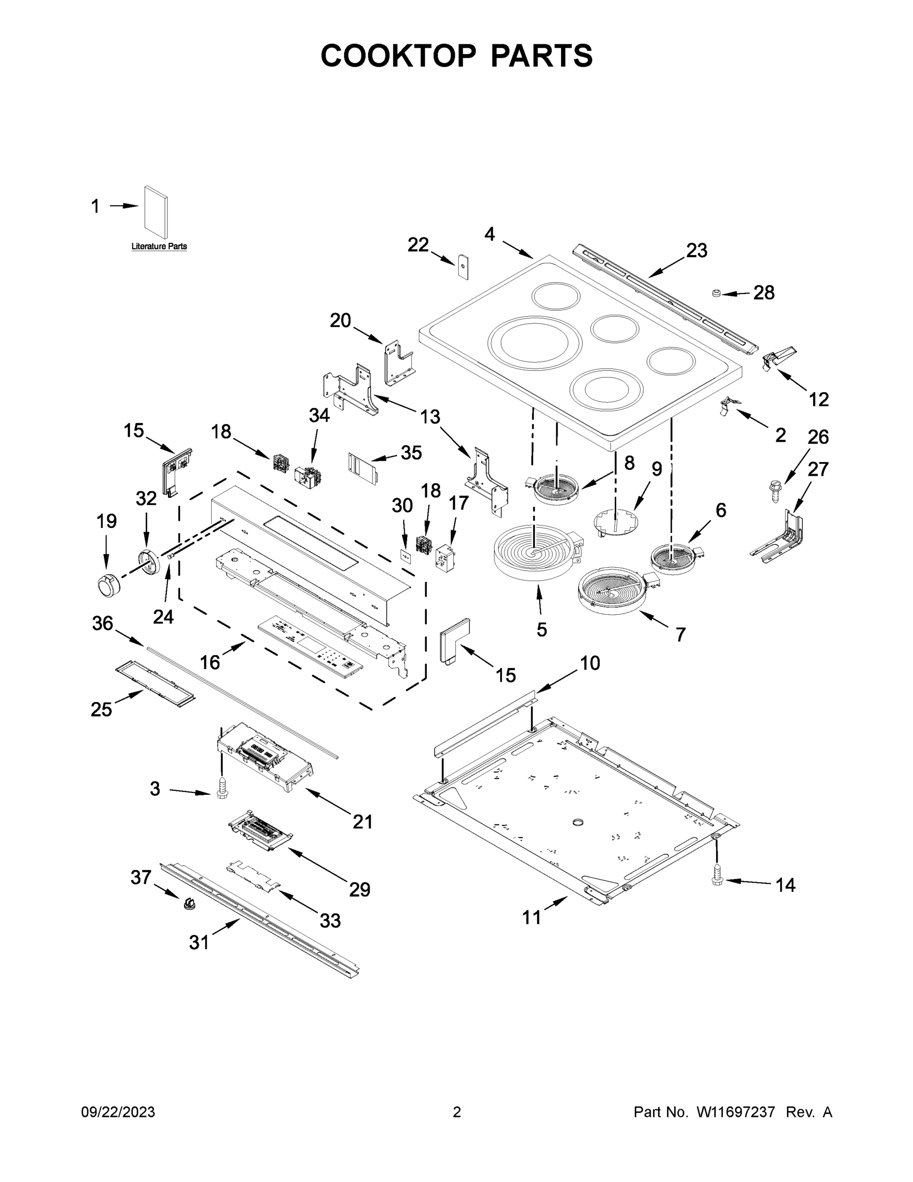 02 - COOKTOP PARTS