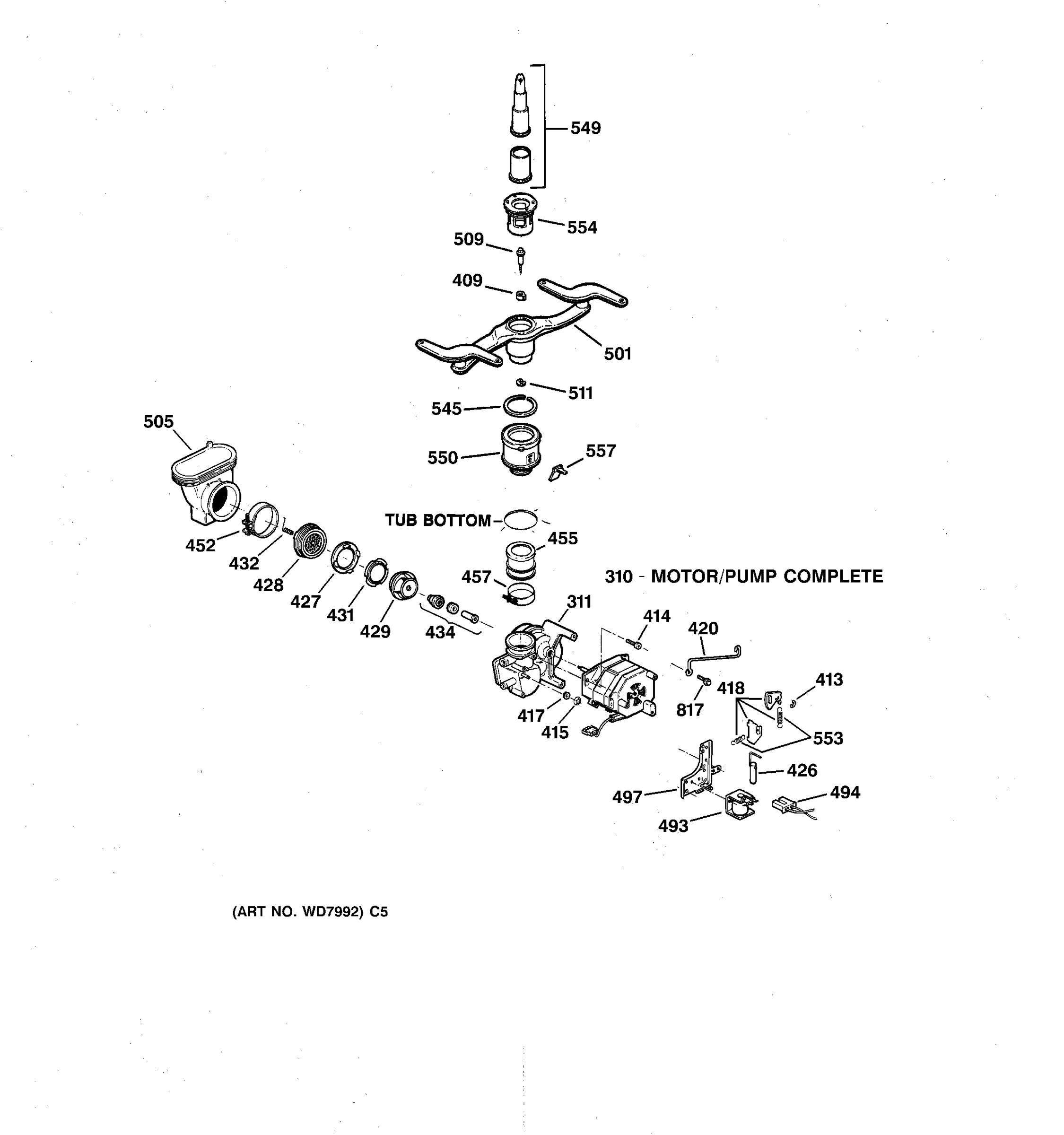 MOTOR PUMP MECHANISM