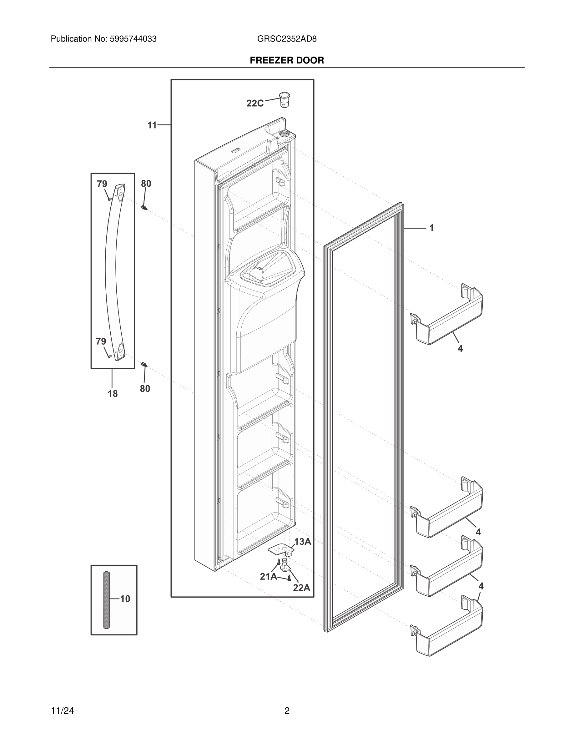 03 - FREEZER DOOR