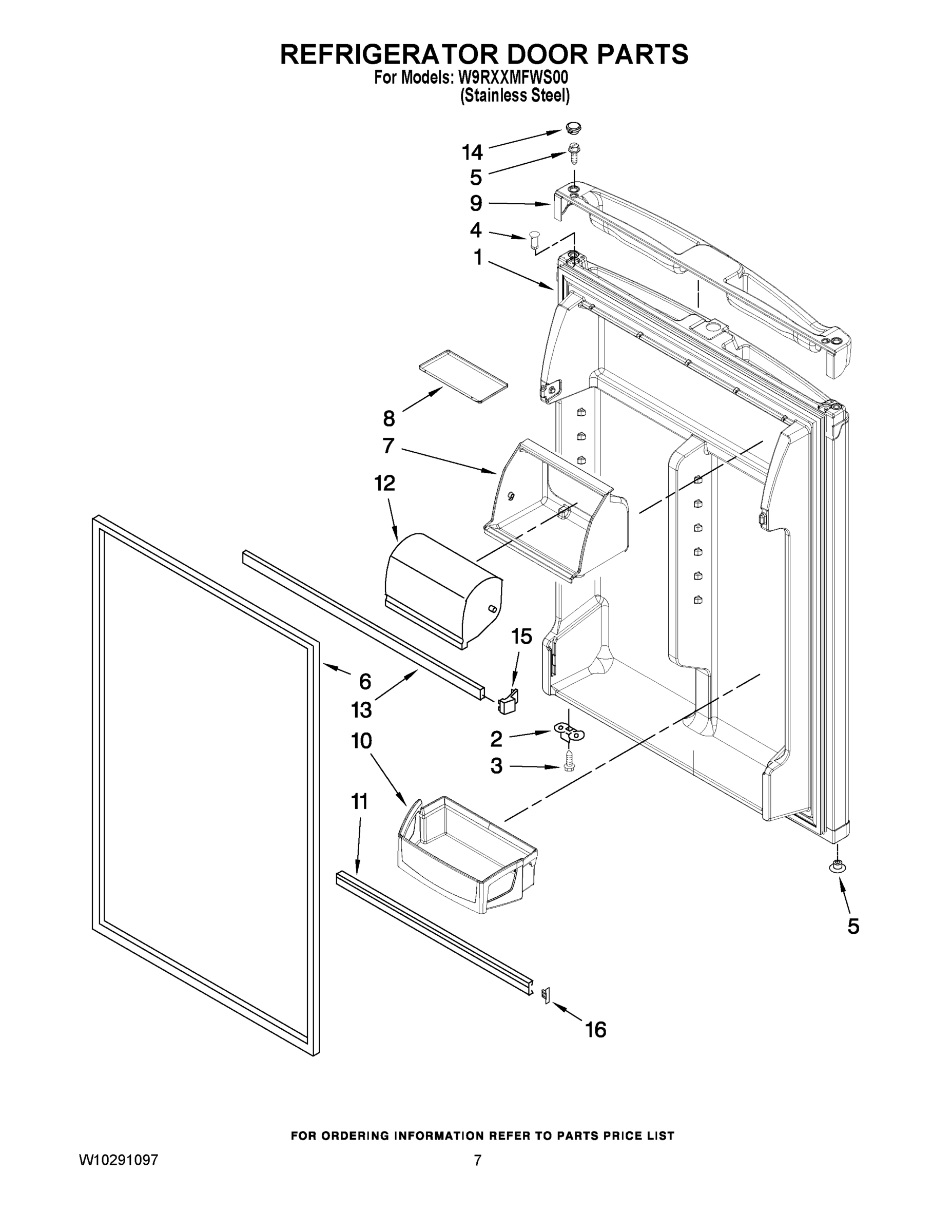 04 - REFRIGERATOR DOOR PARTS