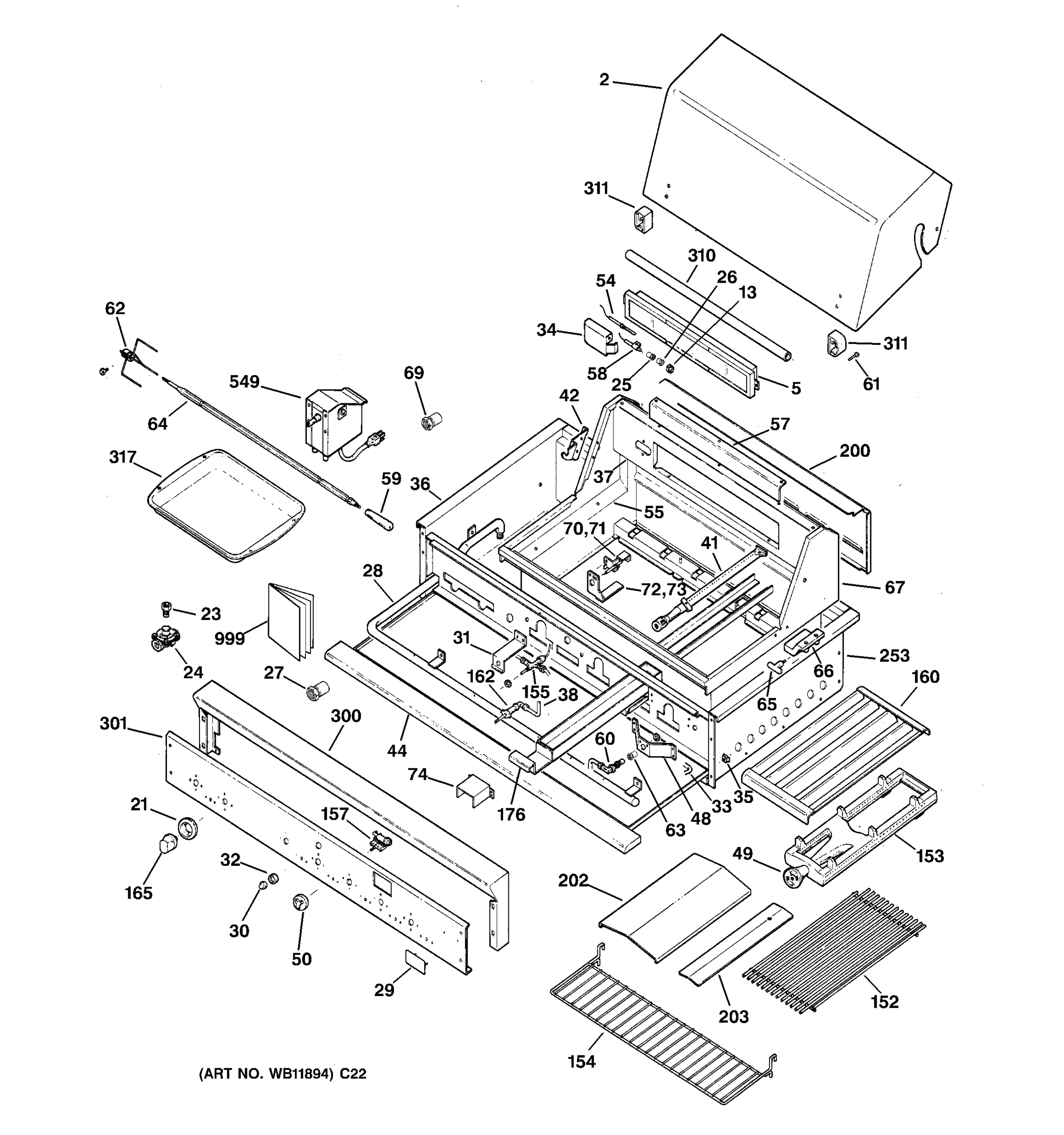 GAS GRILL PARTS