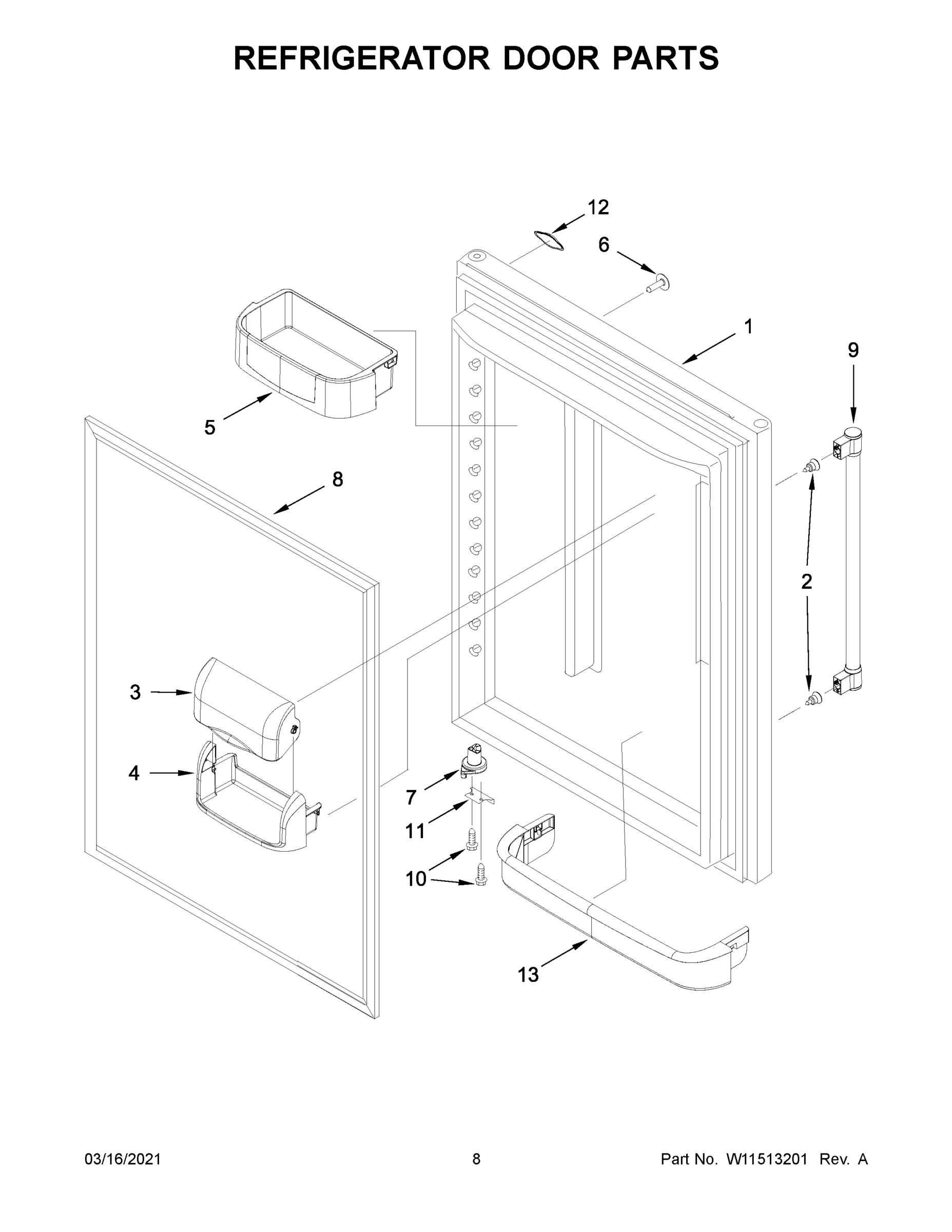 05 - REFRIGERATOR DOOR PARTS