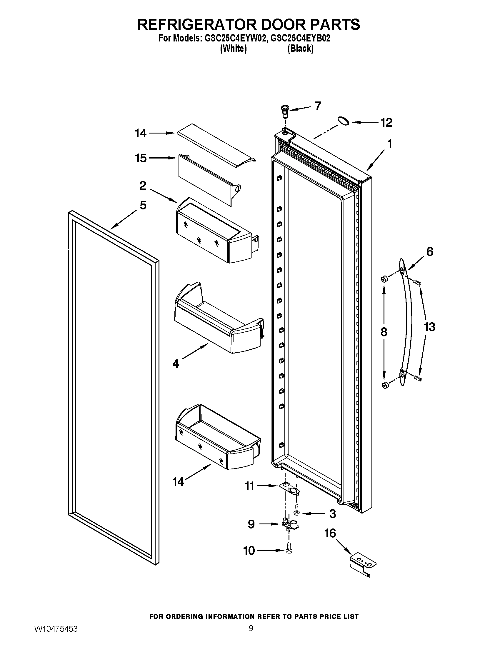 06 - REFRIGERATOR DOOR PARTS