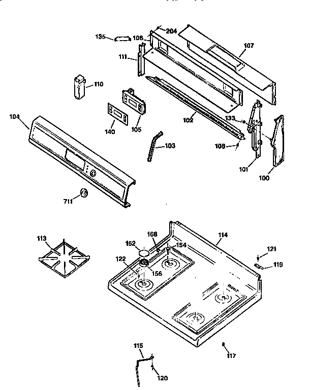 CONTROL PANEL AND COOKTOP