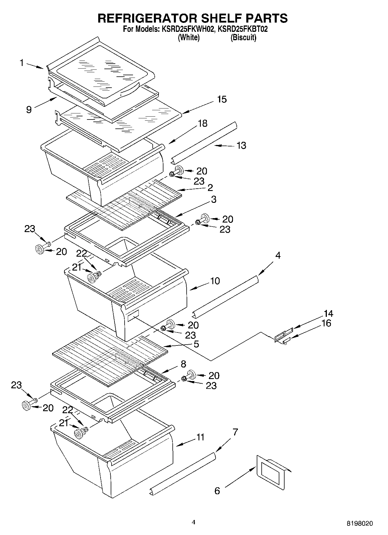 03 - REFRIGERATOR SHELF