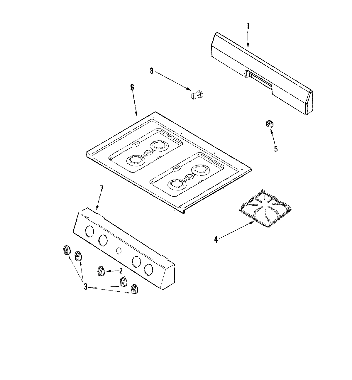 02 - CONTROL PANEL/TOP ASSEMBLY