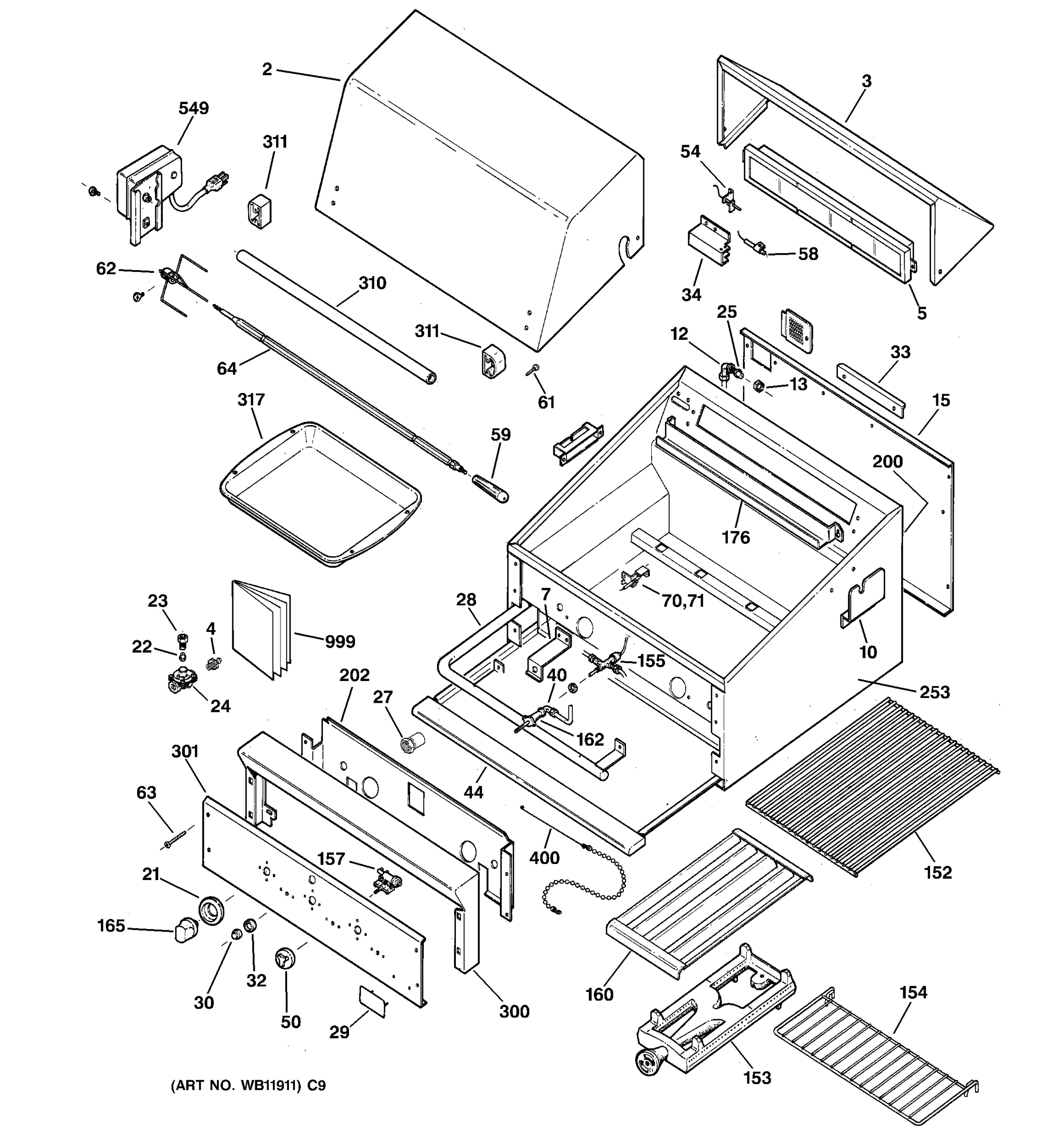 GAS GRILL PARTS