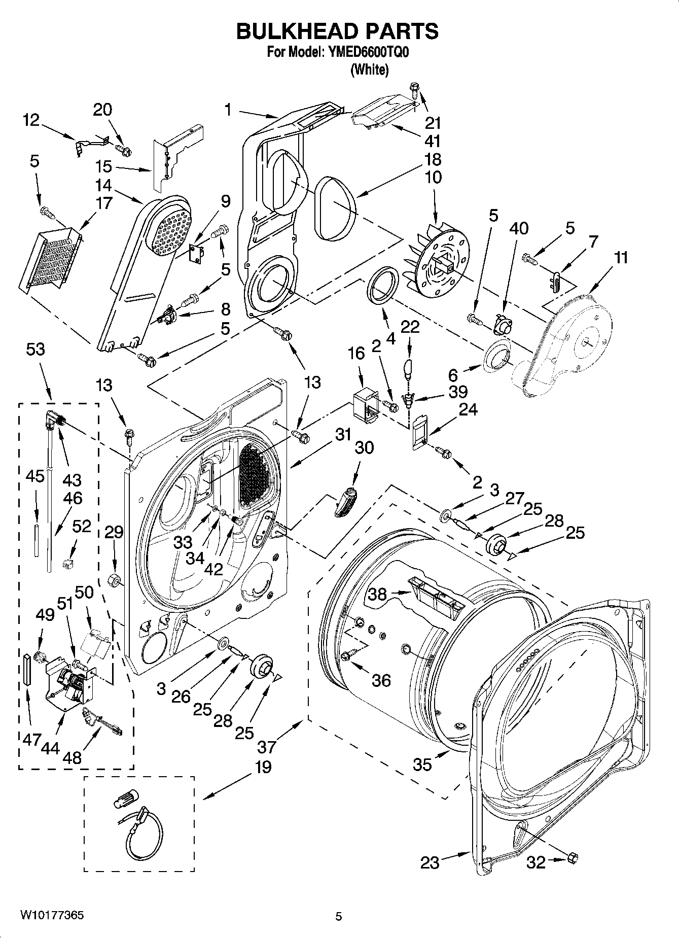 03 - BULKHEAD PARTS, OPTIONAL PARTS (NOT INCLUDED)