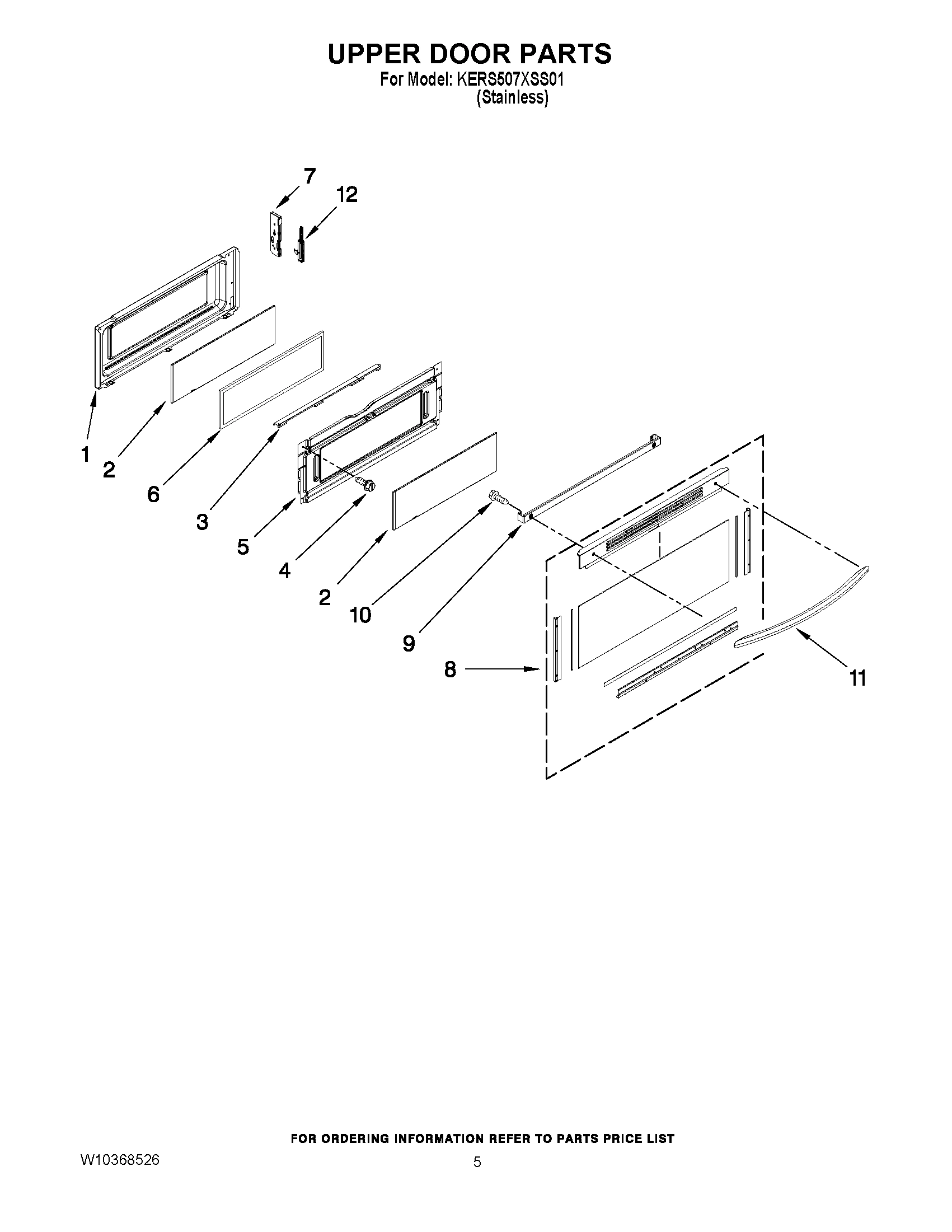 04 - UPPER DOOR PARTS